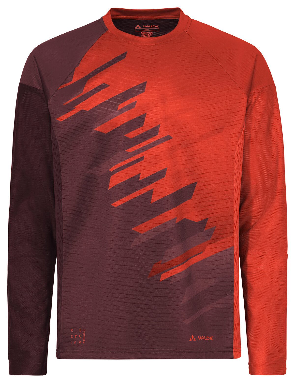 VAUDE T-Shirt Men's Moab LS T-Shirt VI (1-tlg) atmungsaktives und schnelltrocknendes Radshirt
