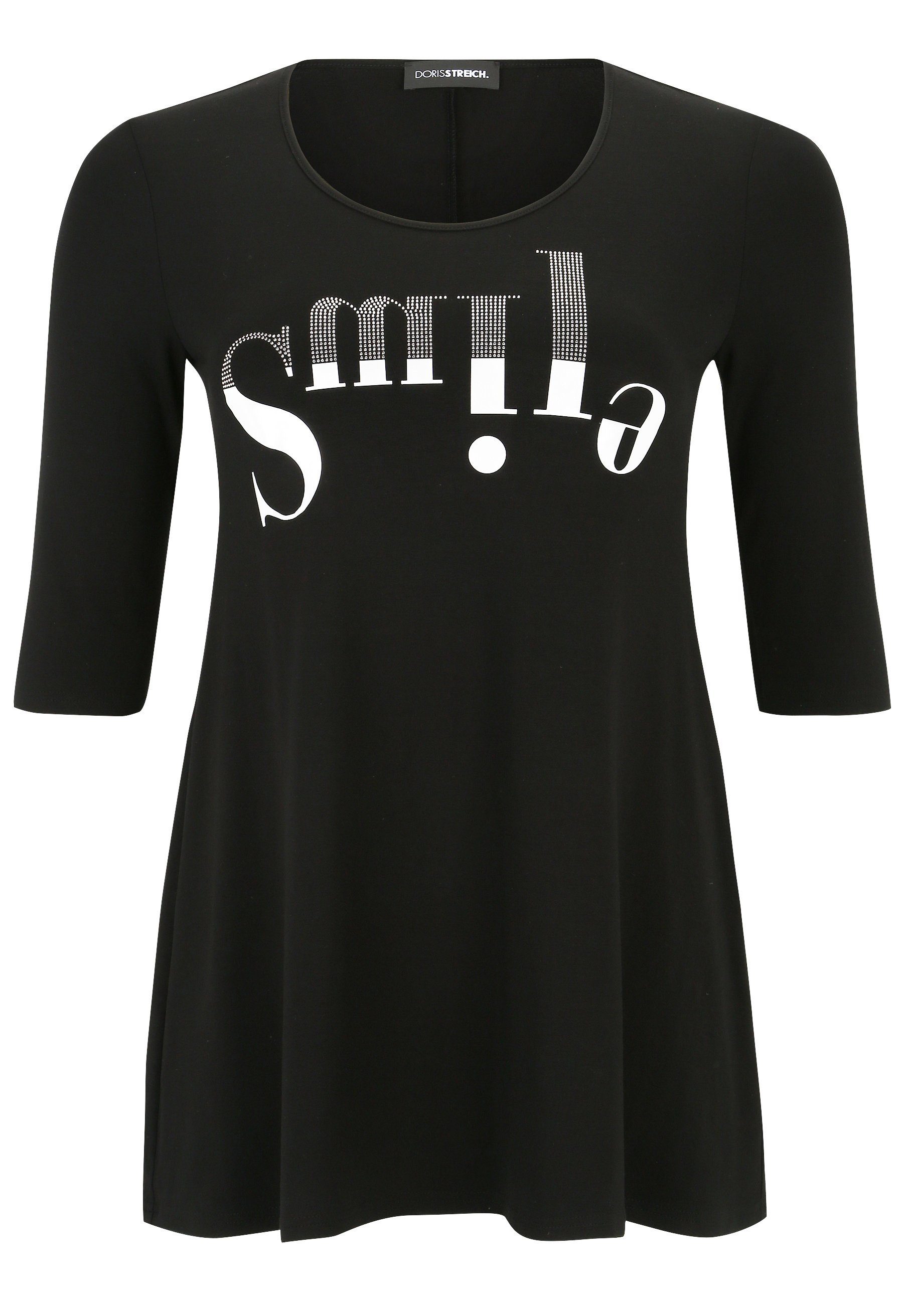 Doris Streich Tunika mit Strass-Steinchen, Longshirt aus softem elastischem  Material | Klassische Tuniken