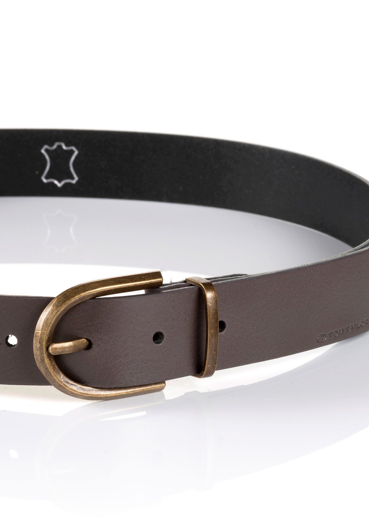 TOM TAILOR Ledergürtel TTSYLKE 3 cm günstig online kaufen