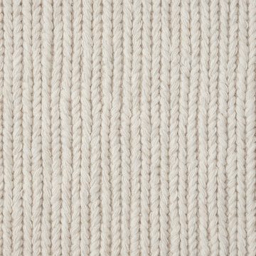 Teppich handgewobener Wollteppich in creme, TeppichHome24, rechteckig