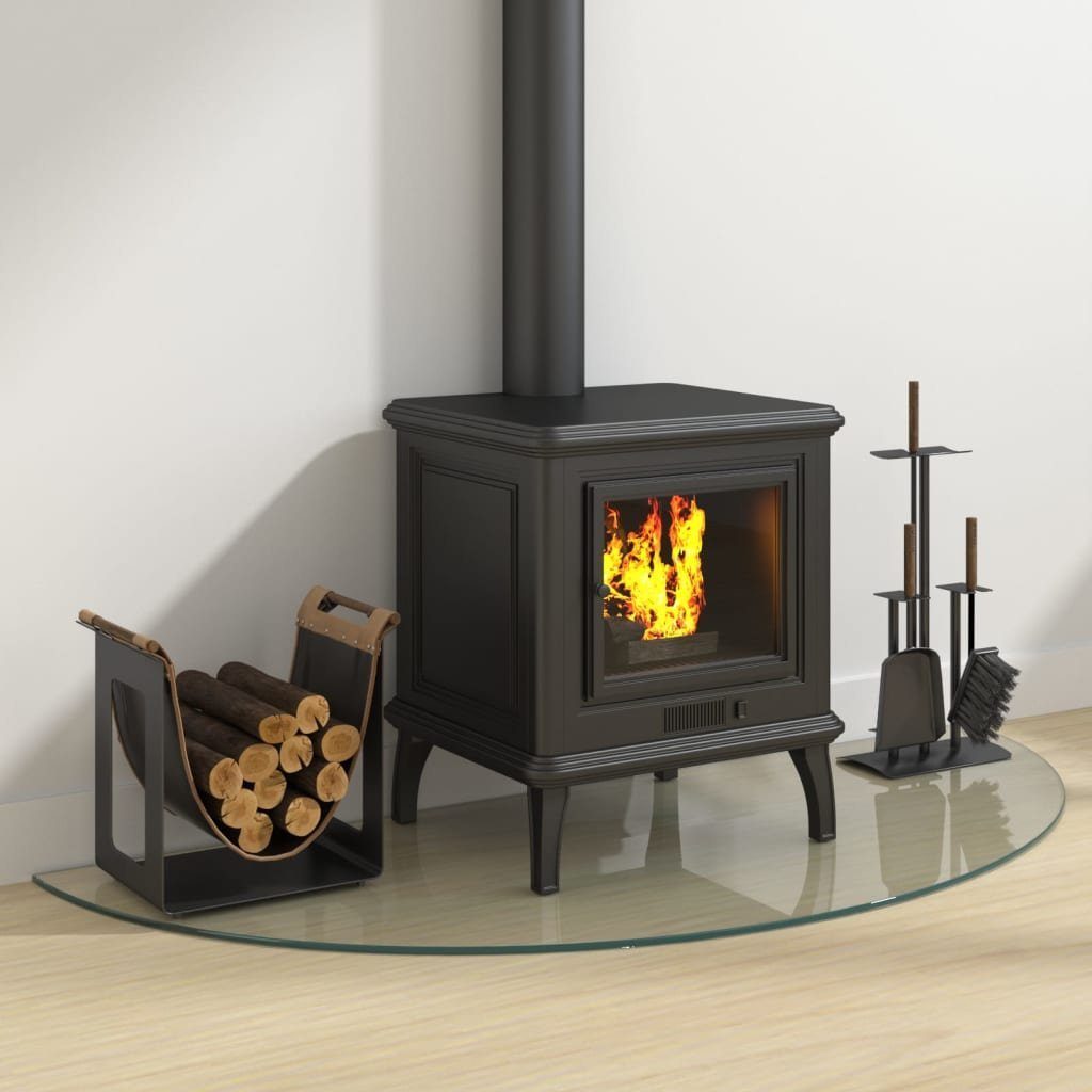 vidaXL Tischplatte Funkenschutzplatte Glas Halbrund 1200x500 mm (1 St) günstig online kaufen