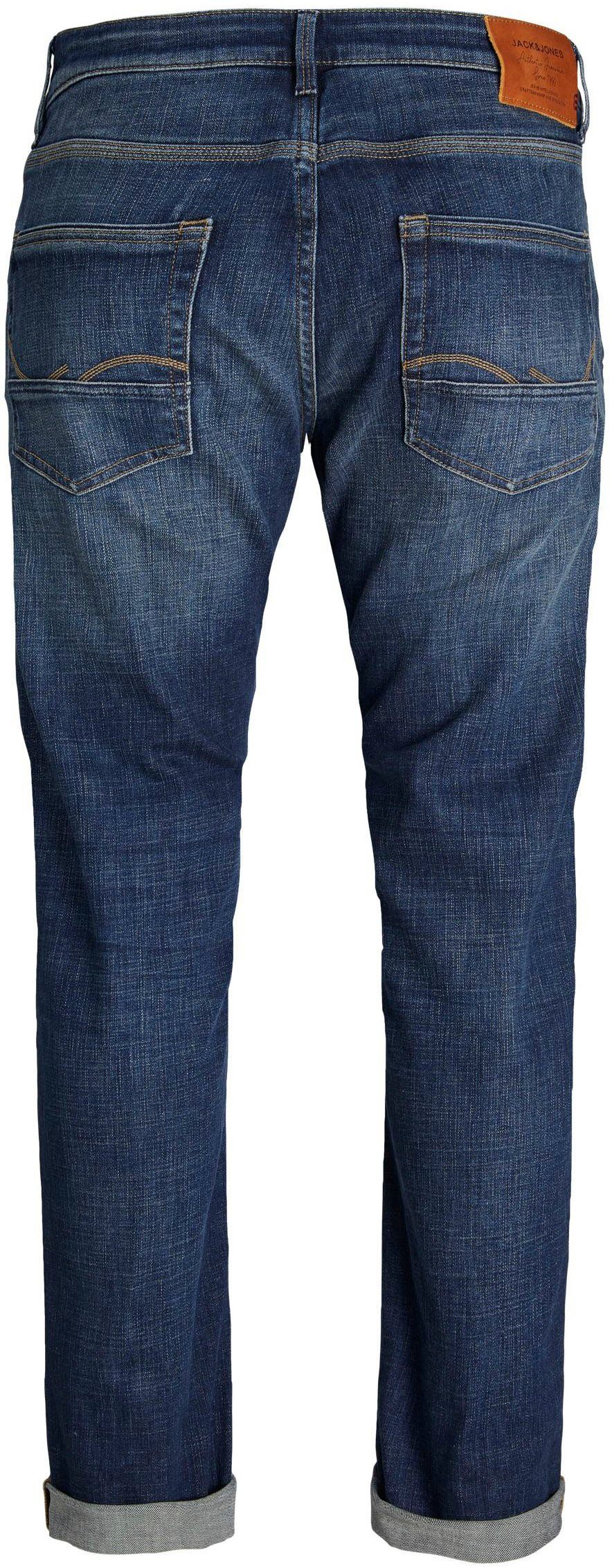 mid blue Jones Jack MIKE WOOD & Comfort-fit-Jeans