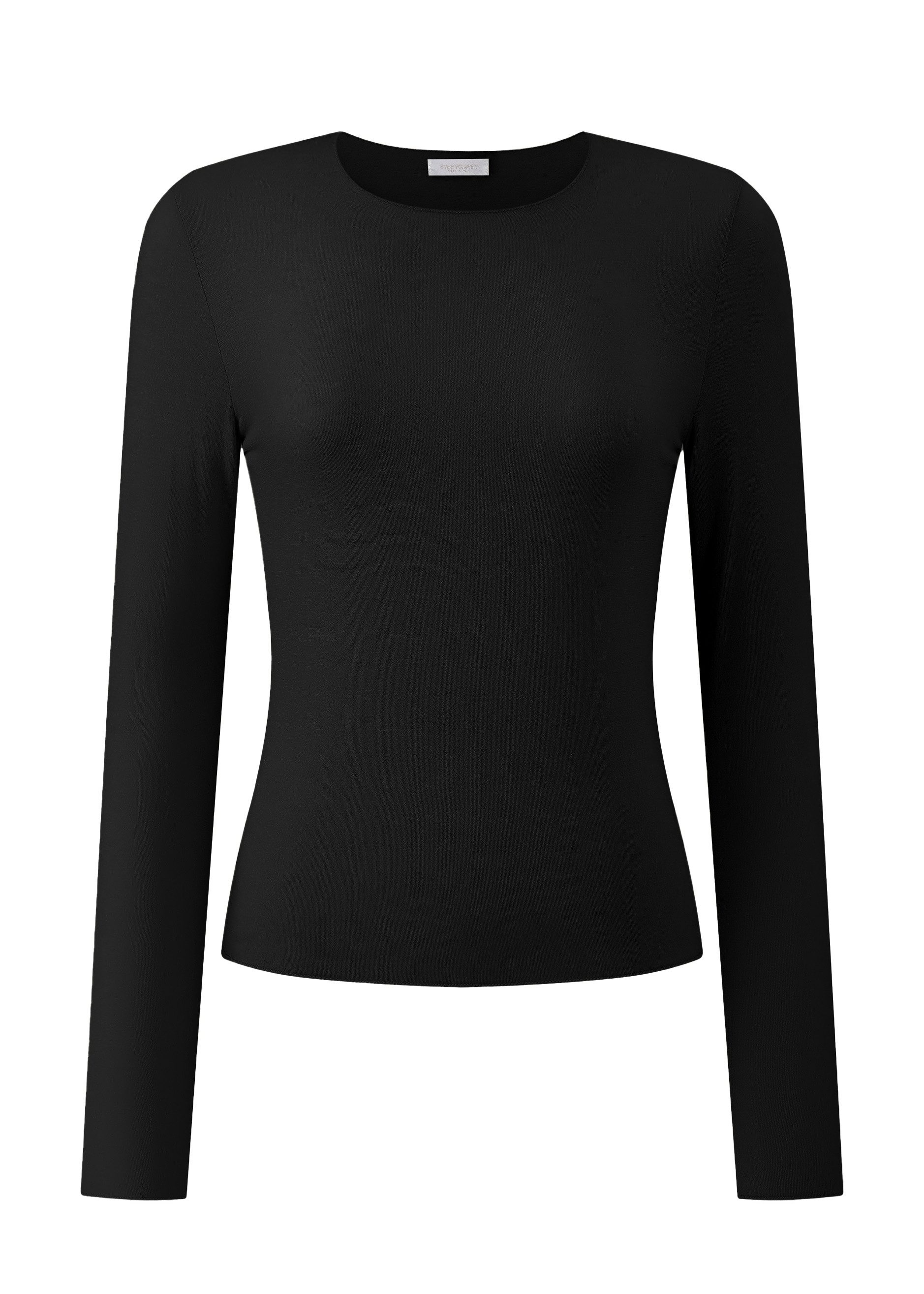SASSYCLASSY Langarmshirt Langarmshirt Damen mit Rollkragen Elegant Leicht t günstig online kaufen