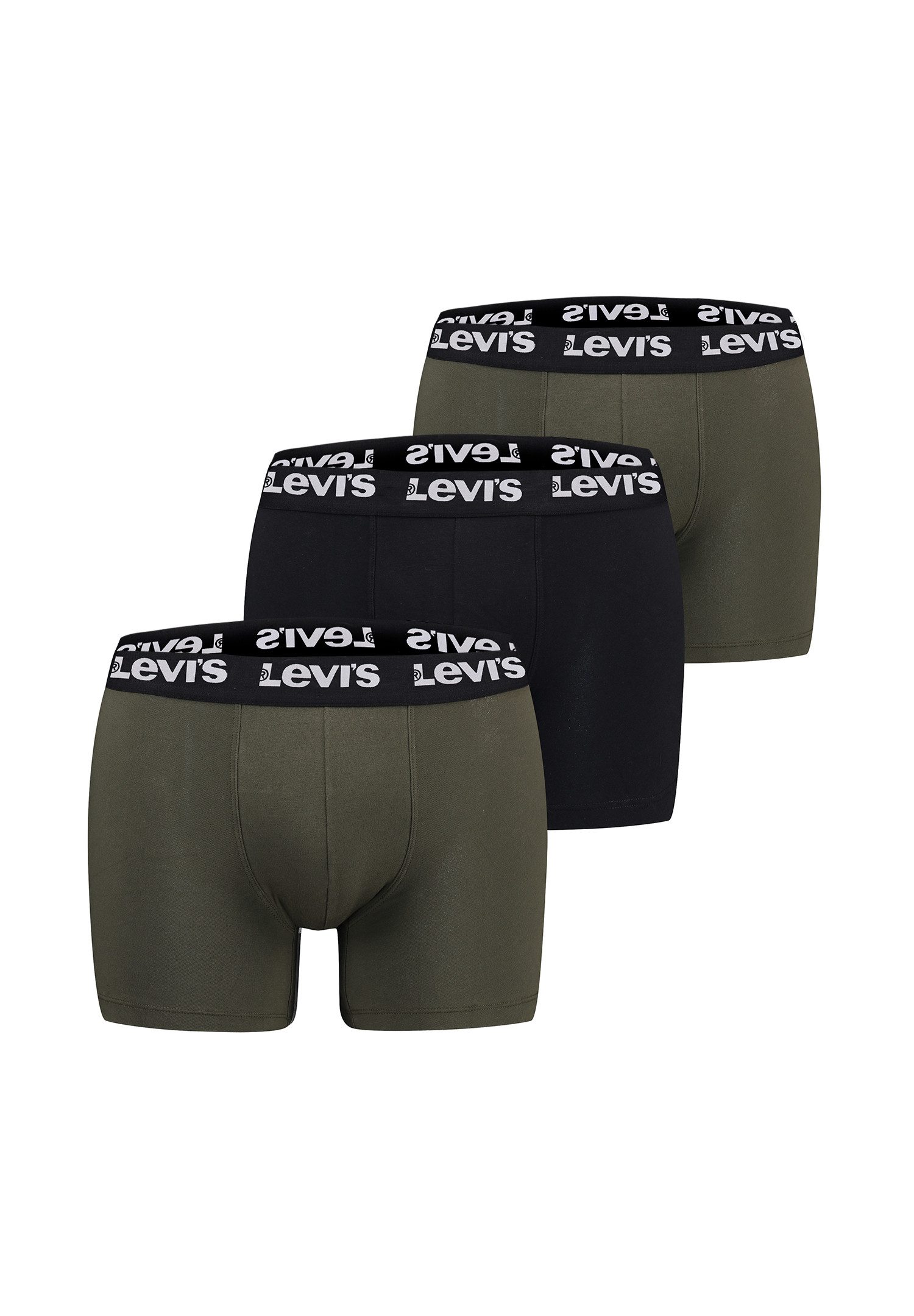 Levi's® Boxershorts LEVIS Men Repeat Logo Boxer 3P (Spar-Pack, 3-St., 3er-Pack)