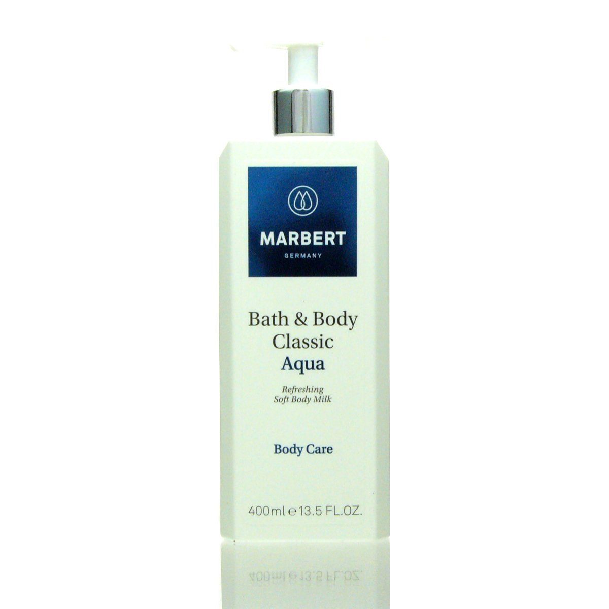 Bath Marbert 400 ml, zitrisch-aquatisch & Körpermilch Marbert Aqua Bodymilk duftende Body Classic Bodylotion