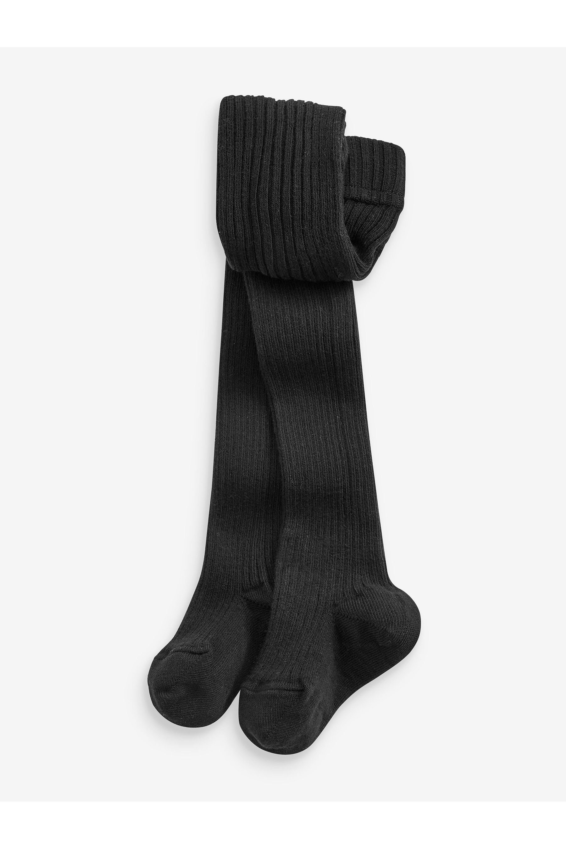Strumpfhose Gerippte Strumpfhose mit hohem Baumwollanteil