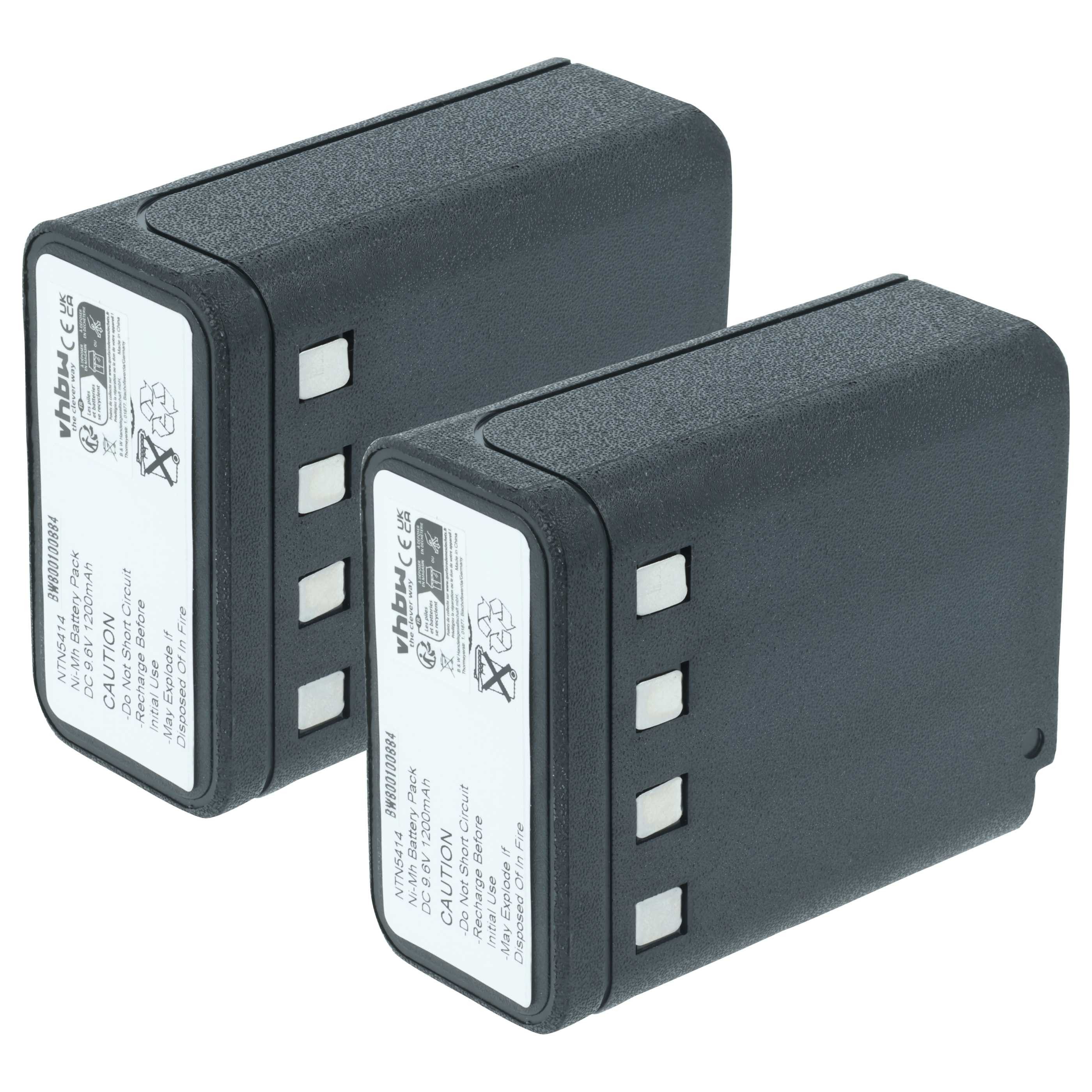 Akku passend für Motorola P210 Funkgerät (1200 mAh, 9,6 V, NiMH) Akku