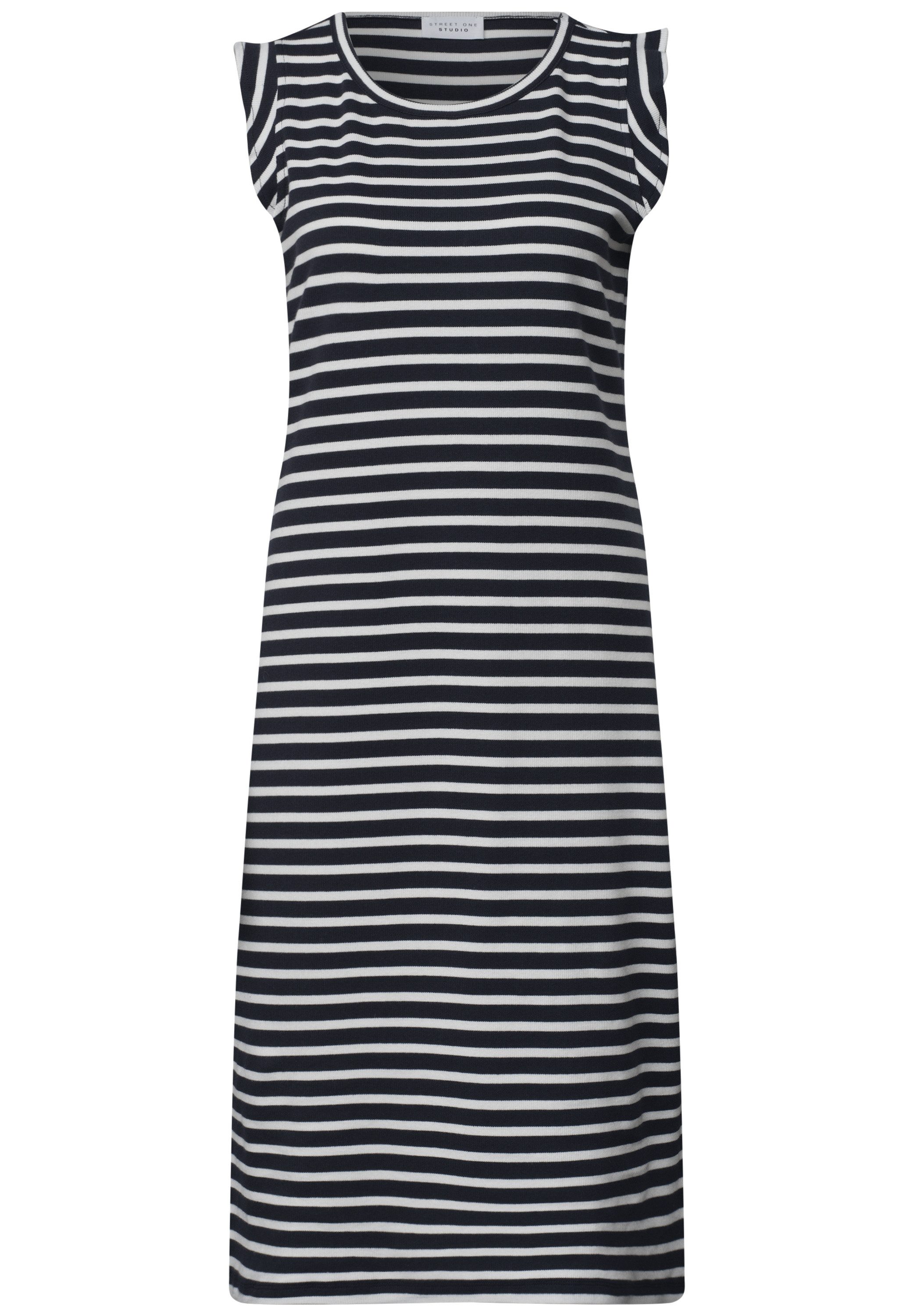 STREET ONE STUDIO Midikleid mit Streifen Muster