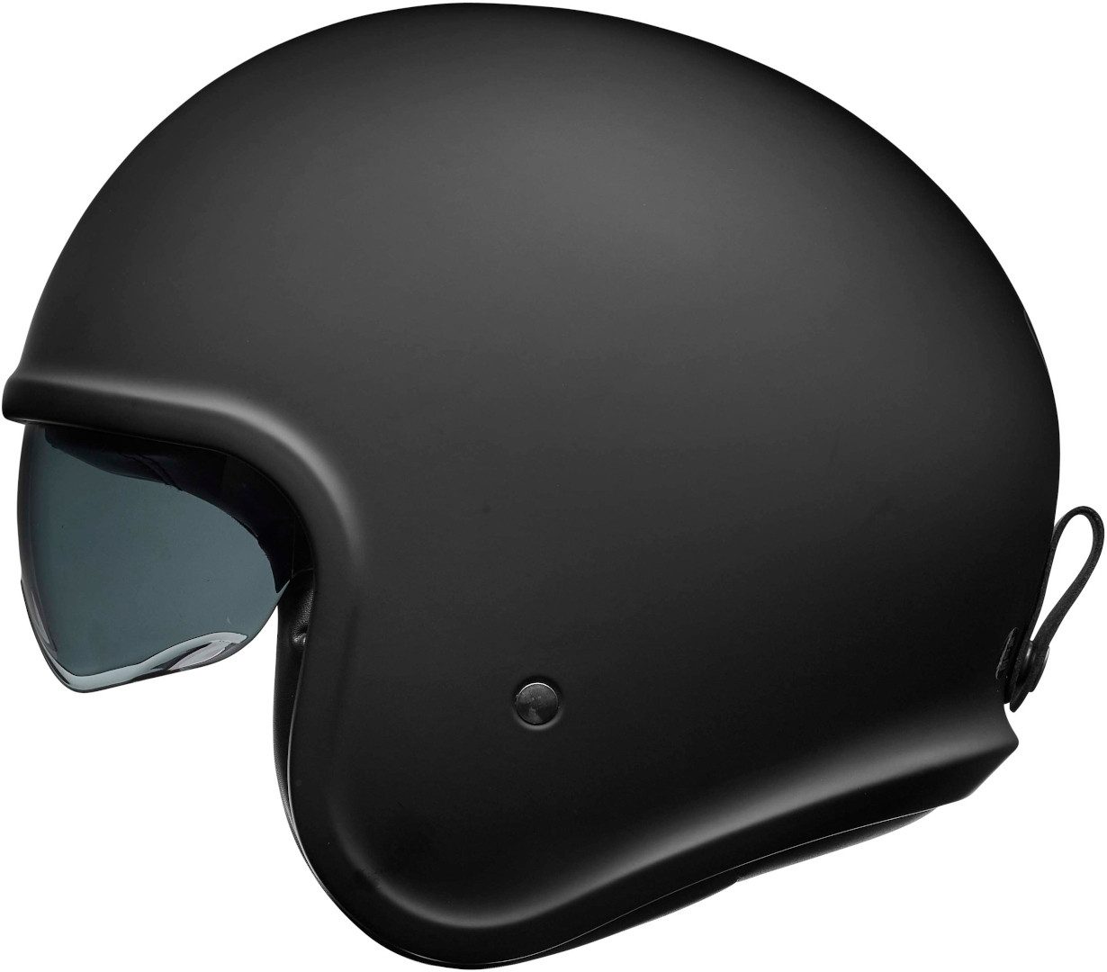Vemar Motorradhelm Urban Chopper Solid Jethelm, integriertes Sonnenvisier