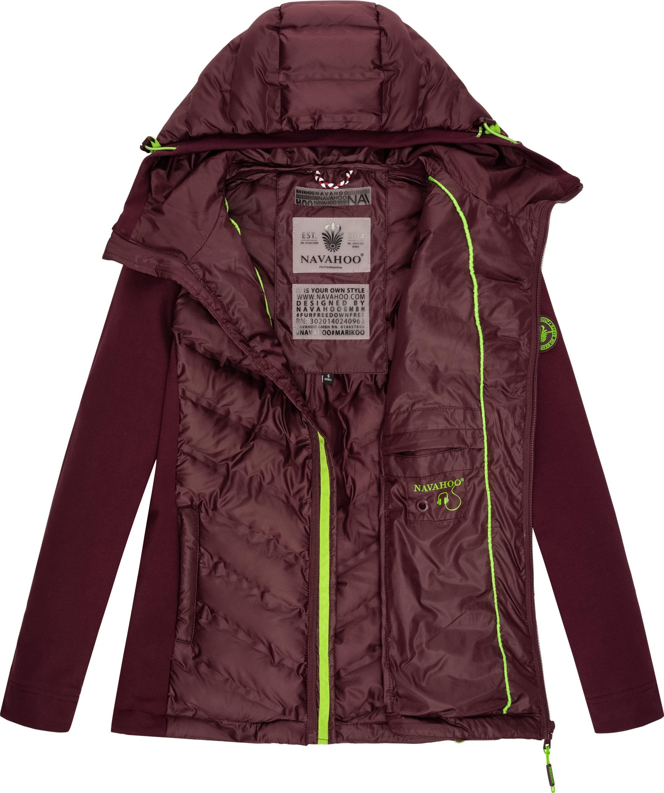 Navahoo Outdoorjacke Nimm Mich Mit stylische Übergangsjacke mit Kapuze