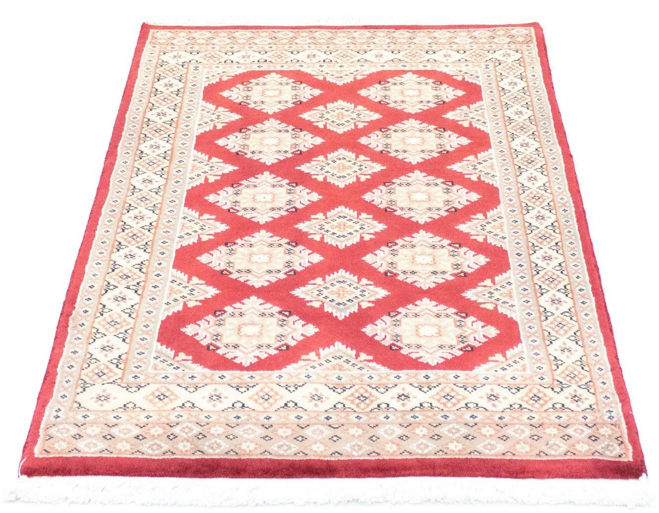 Teppich Buchara Teppich handgeknüpft rot, morgenland, rechteckig, Höhe: 8  mm, 3,3 Kg/m² Gesamtgewicht