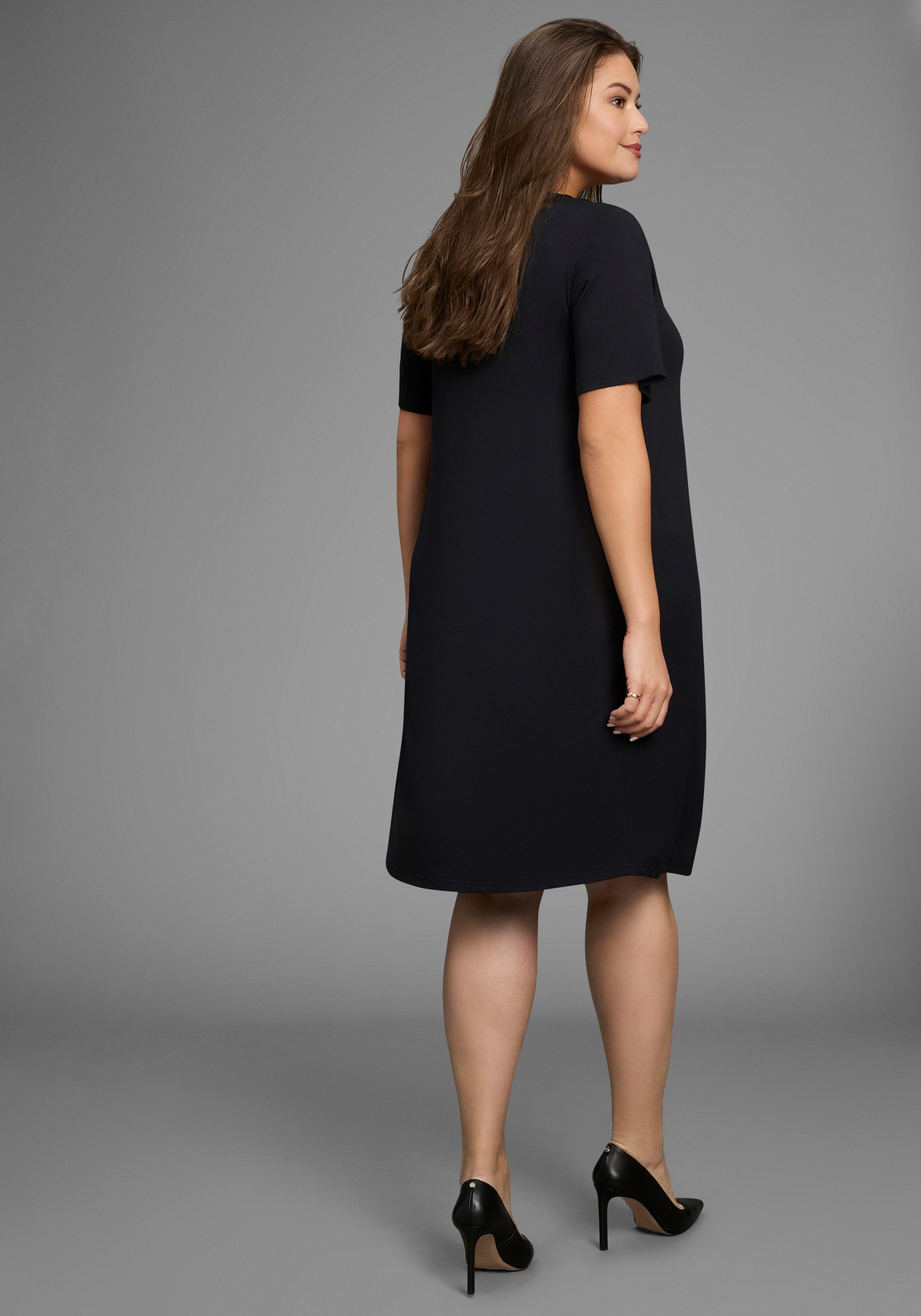 Laura Scott CURVE Jerseykleid in leicht günstig online kaufen