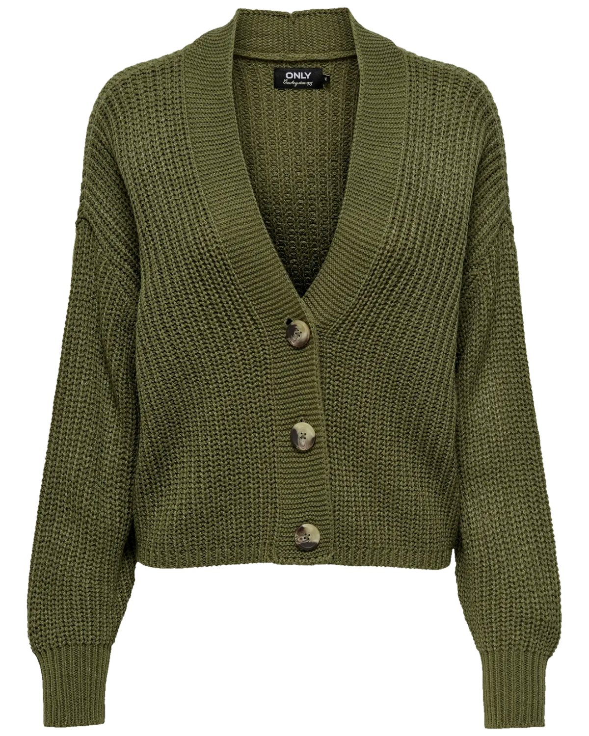 ONLY Cardigan Weiche Feinstrick-Strickjacke mit V-Ausschnitt und Knopfleist günstig online kaufen