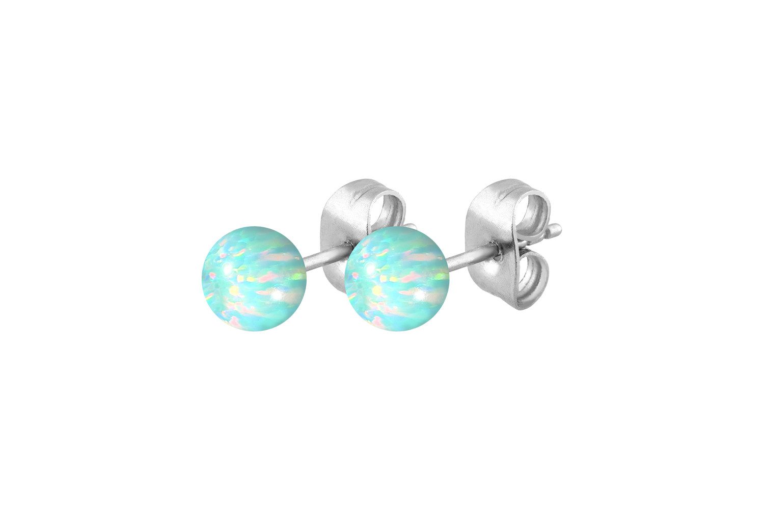 FILANGO Paar Ohrstecker Chirurgenstahl Ohrstecker SYNTHETISCHER OPAL (Ohrst günstig online kaufen