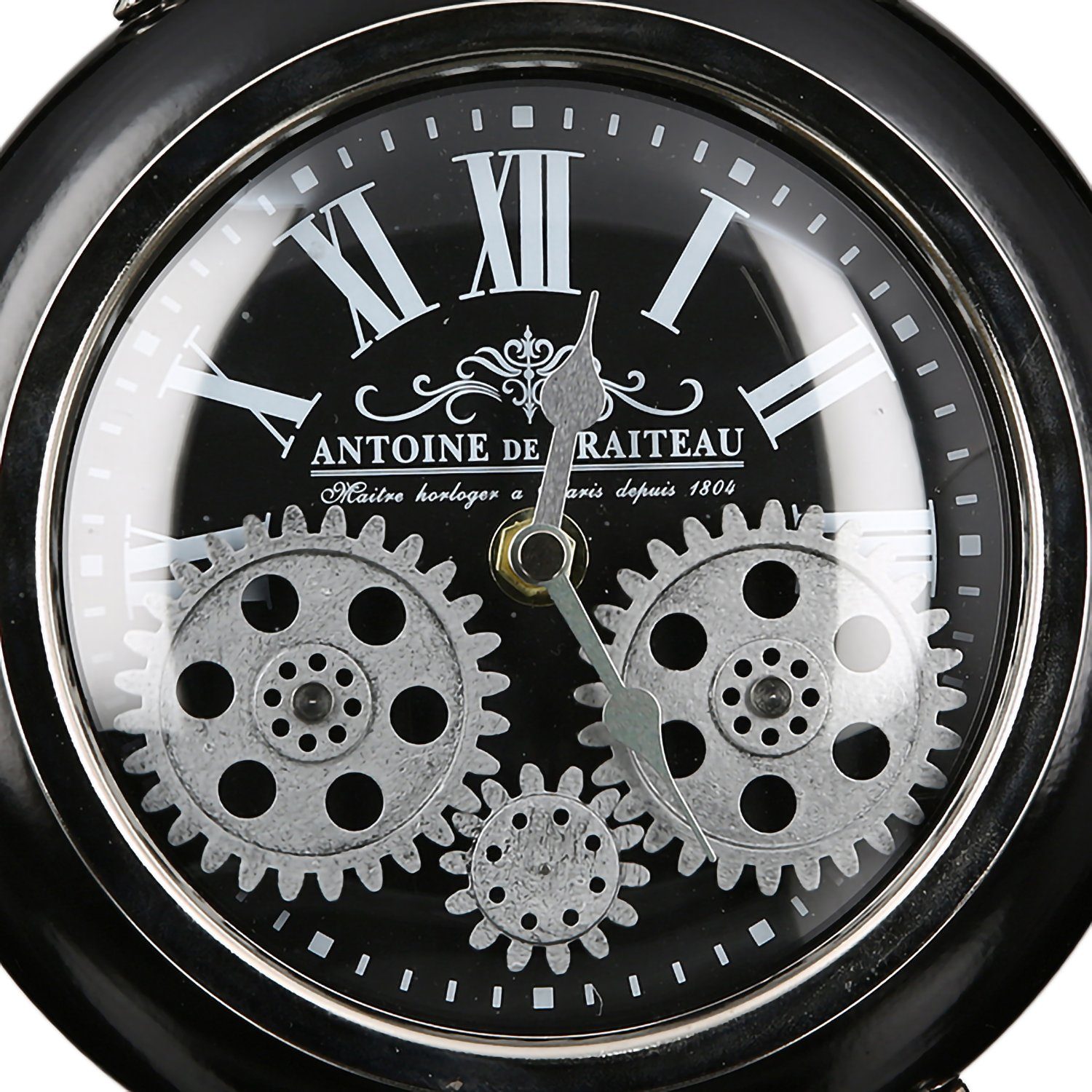 Chain Uhr by GILDE 33cm - B. Gilde schwarz-silber x Casablanca H. GILDE - Uhr 18cm
