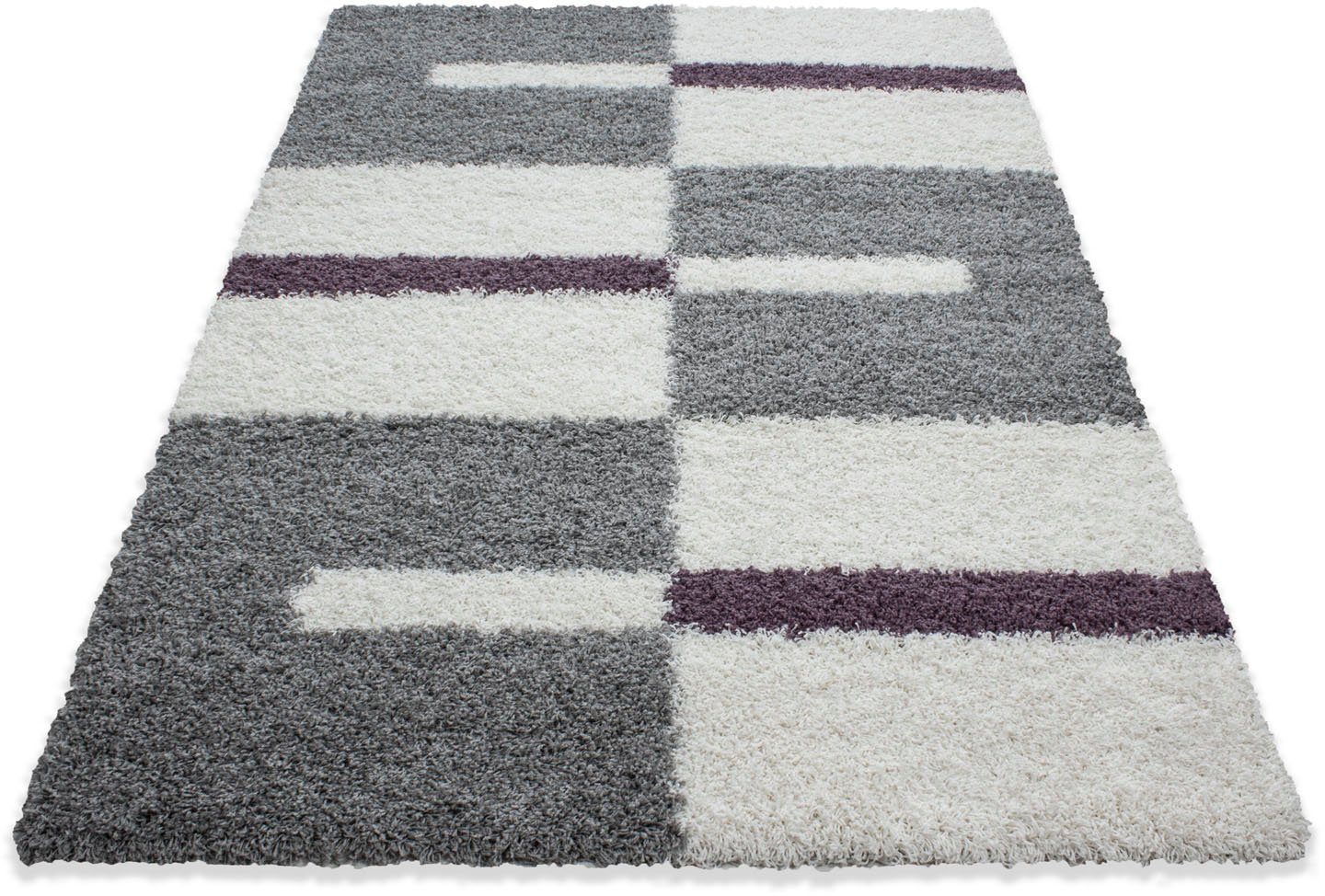 Ayyildiz Teppiche Hochflor-Teppich Gala Shaggy 2505, rechteckig, Höhe: 30 mm, Langflor, Läufer, alle Räume, Wohnzimmer