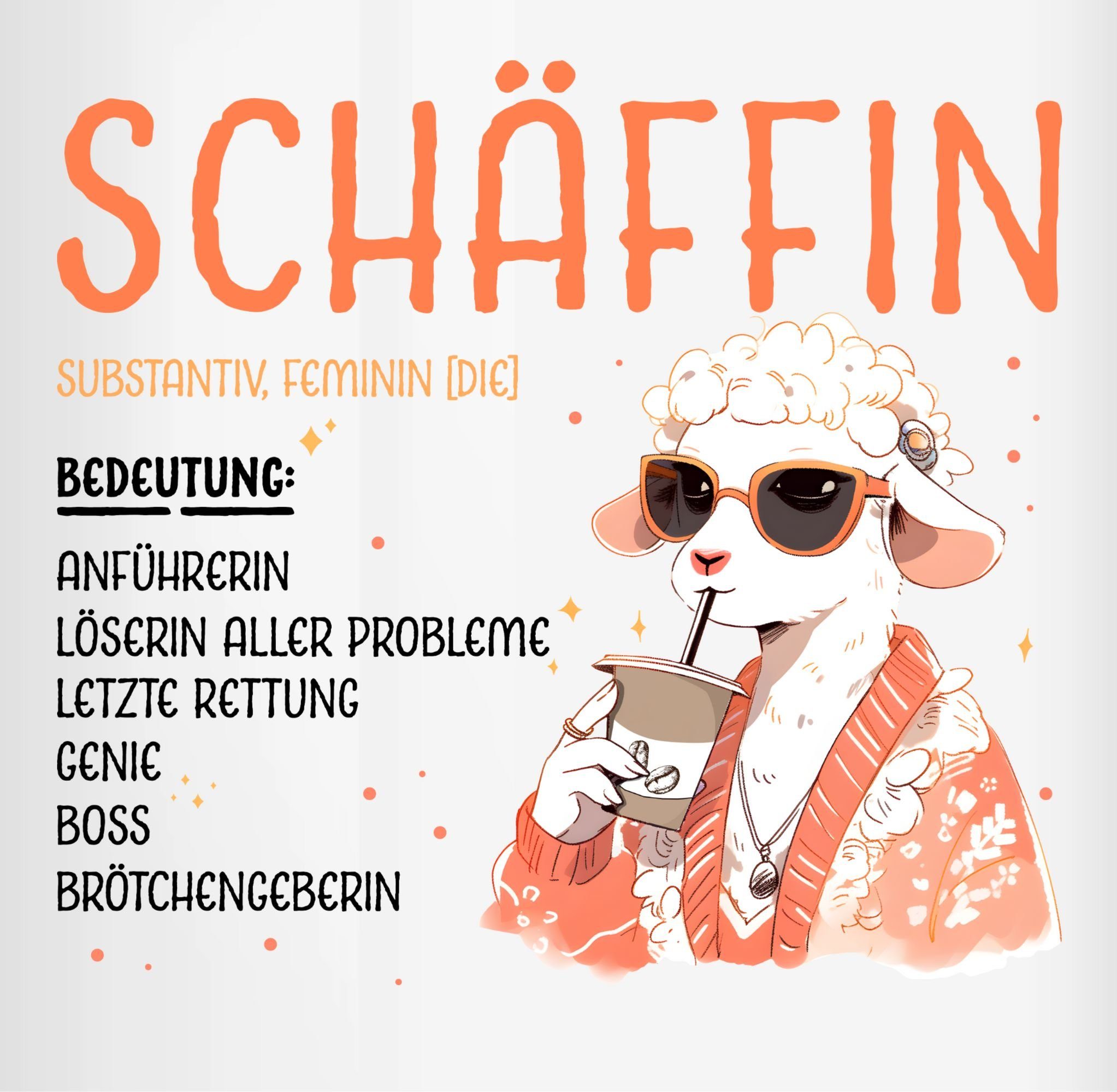 Shirtracer Tasse Schäffin I Chefin Geschenk I Anführerin I Leiterin I Vorgesetzte I Lus, Keramik, Kaffeetasse Job Geschenk