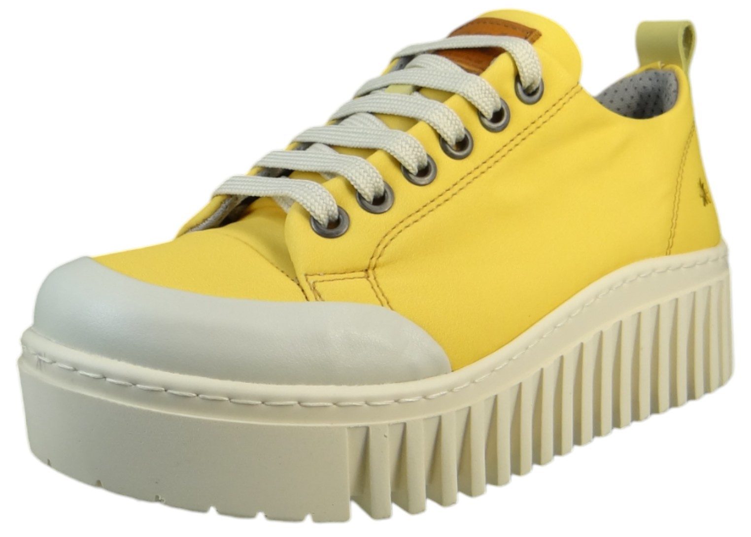 Art 1534 Brighton Low Top Yellow Sneaker