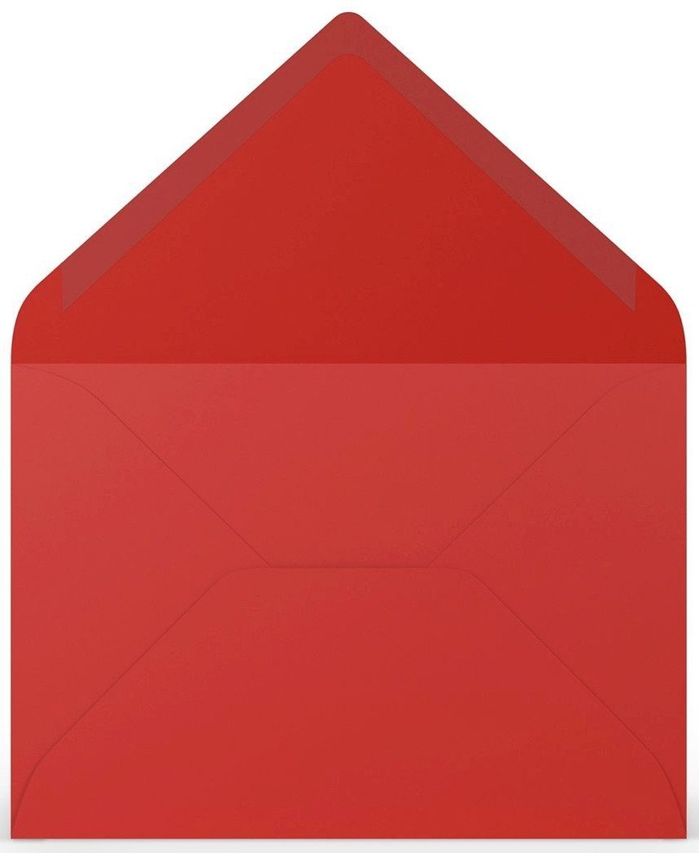 Rössler Briefumschlag Briefumschläge Coloretti VE=5 Stück B6 klatschmohn