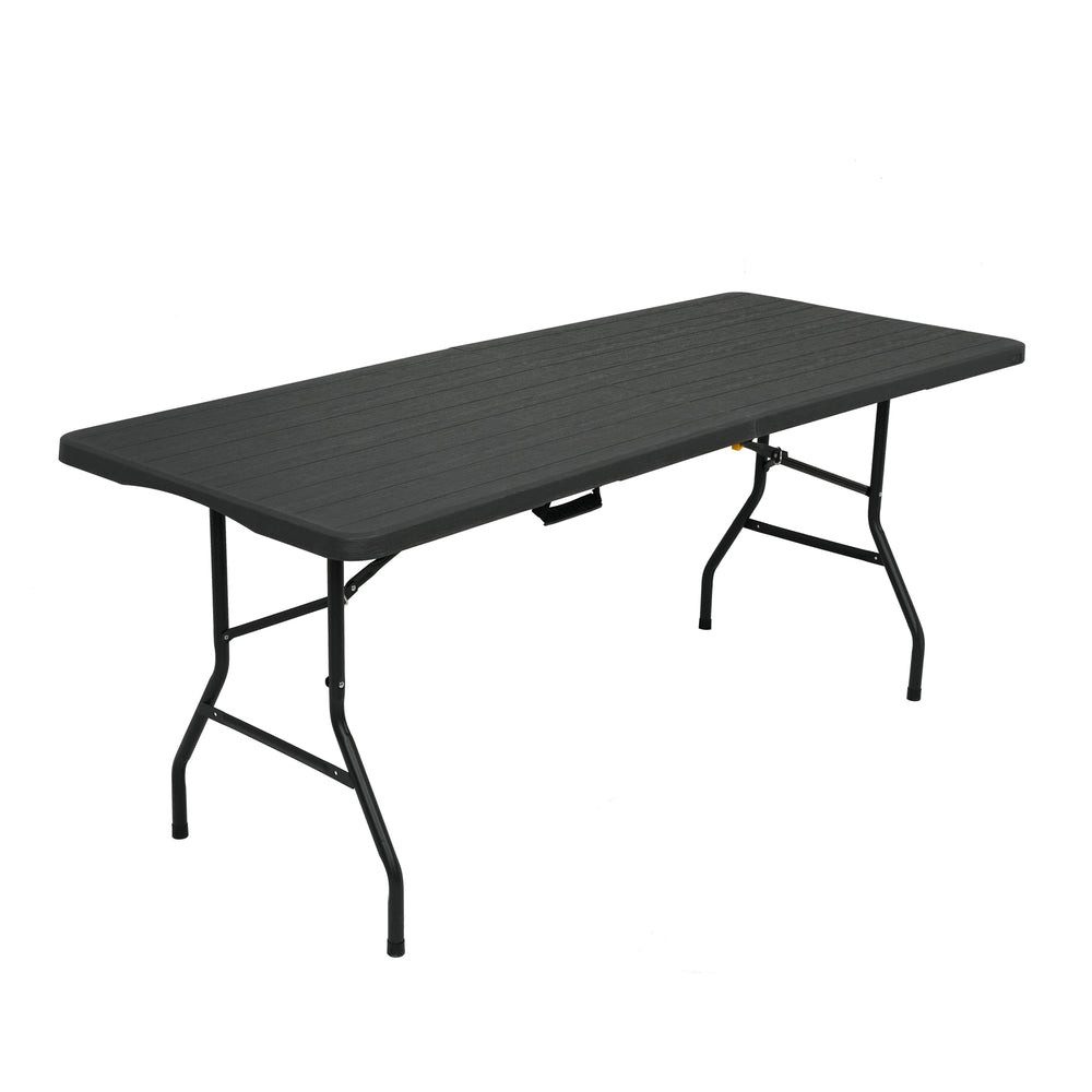 NILS CAMP Klapptisch Campingtisch Buffettisch (Spar-Set, 1-St., 180 x 74 cm klappbar), klappbar, Tragegriff, wetterfest, bis 150 kg