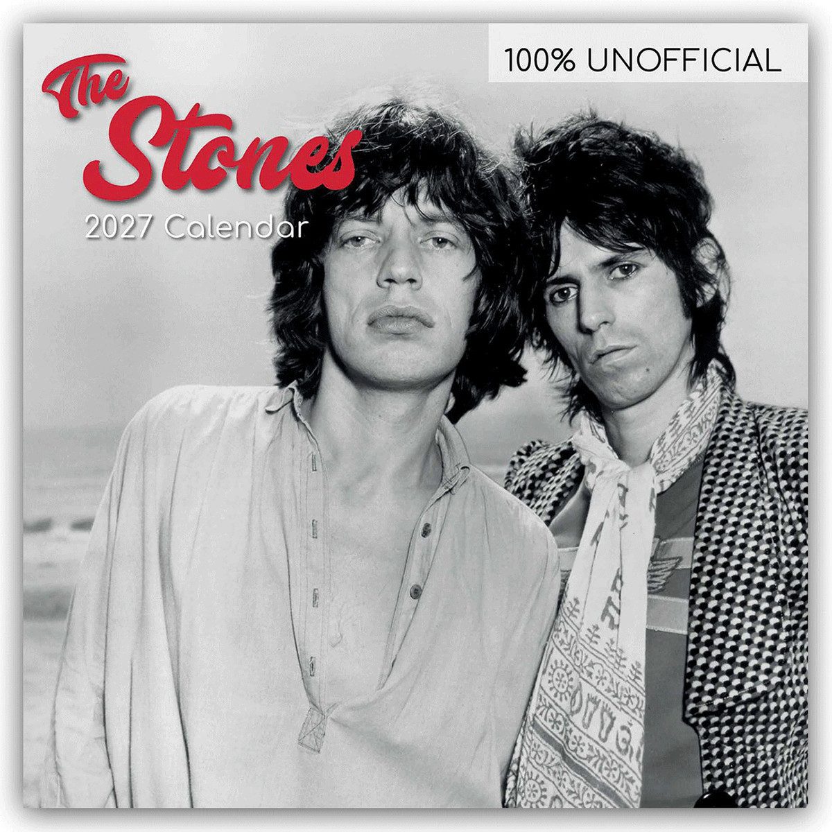 Wandkalender Rolling Stones – The Stones 2027 – 16-Monatskalender: Original The