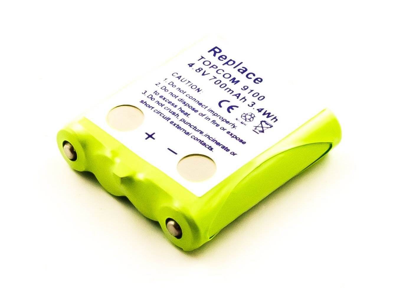 MobiloTec Akku kompatibel mit Topcom Twintalker 9100 Akkupacks Akku 700 mAh