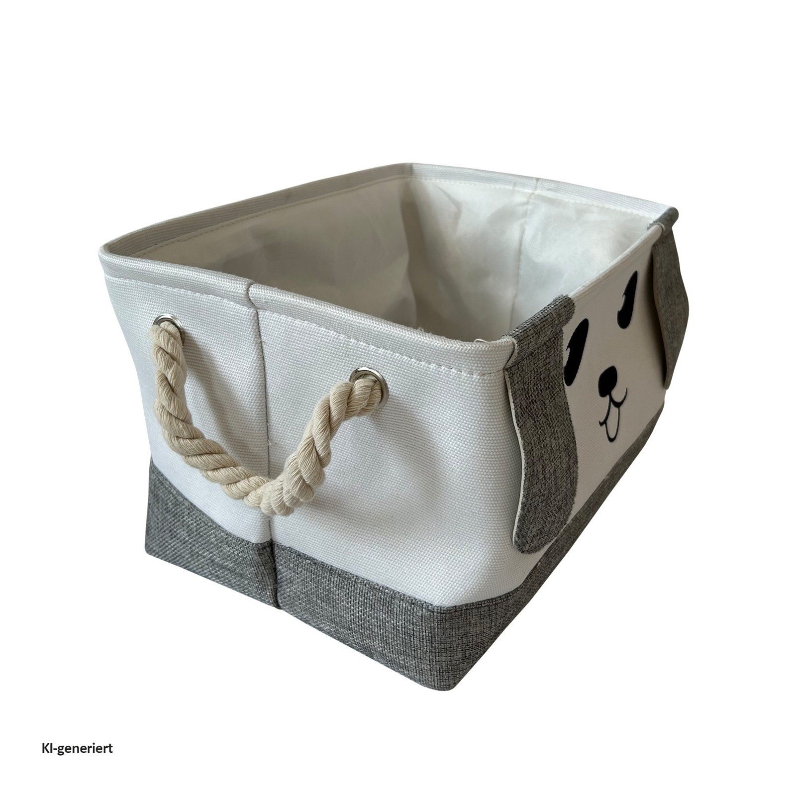 HTI-Living Aufbewahrungskorb Aufbewahrungskorb Hase eckig (Stück, 1 St., 1 Aufbewahrungskorb), Aufbewahrungsbox Tiermotiv Kinderzimmer