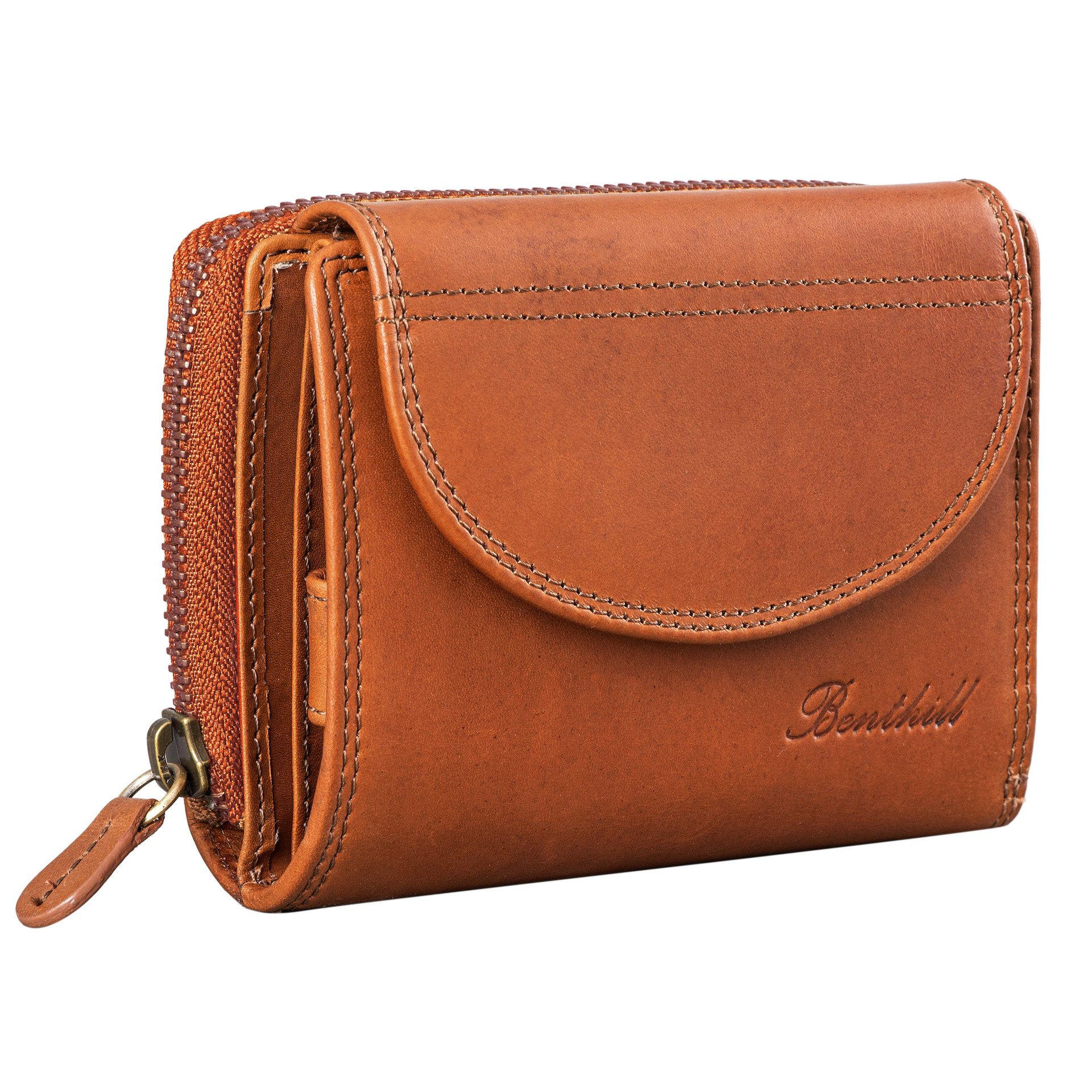 Benthill Geldbörse Damen Echtleder Kompakte Lederbörse Frauen Geldbeutel vi günstig online kaufen