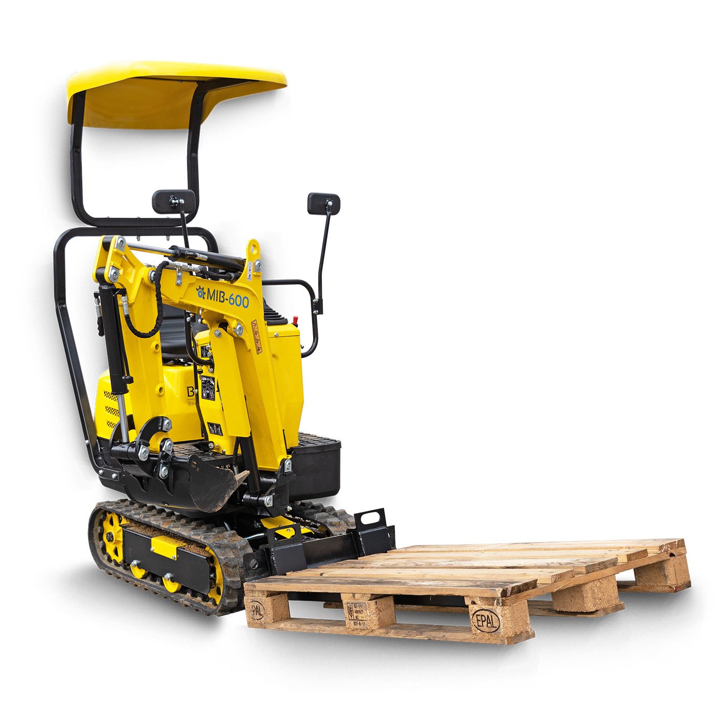 BAMATO Garten-Multifunktionsgerät - Palettengabel für Minibagger MIB-600 Gabelzinken für Bagger 1120, Stk, 1 – Bild 5 von 5