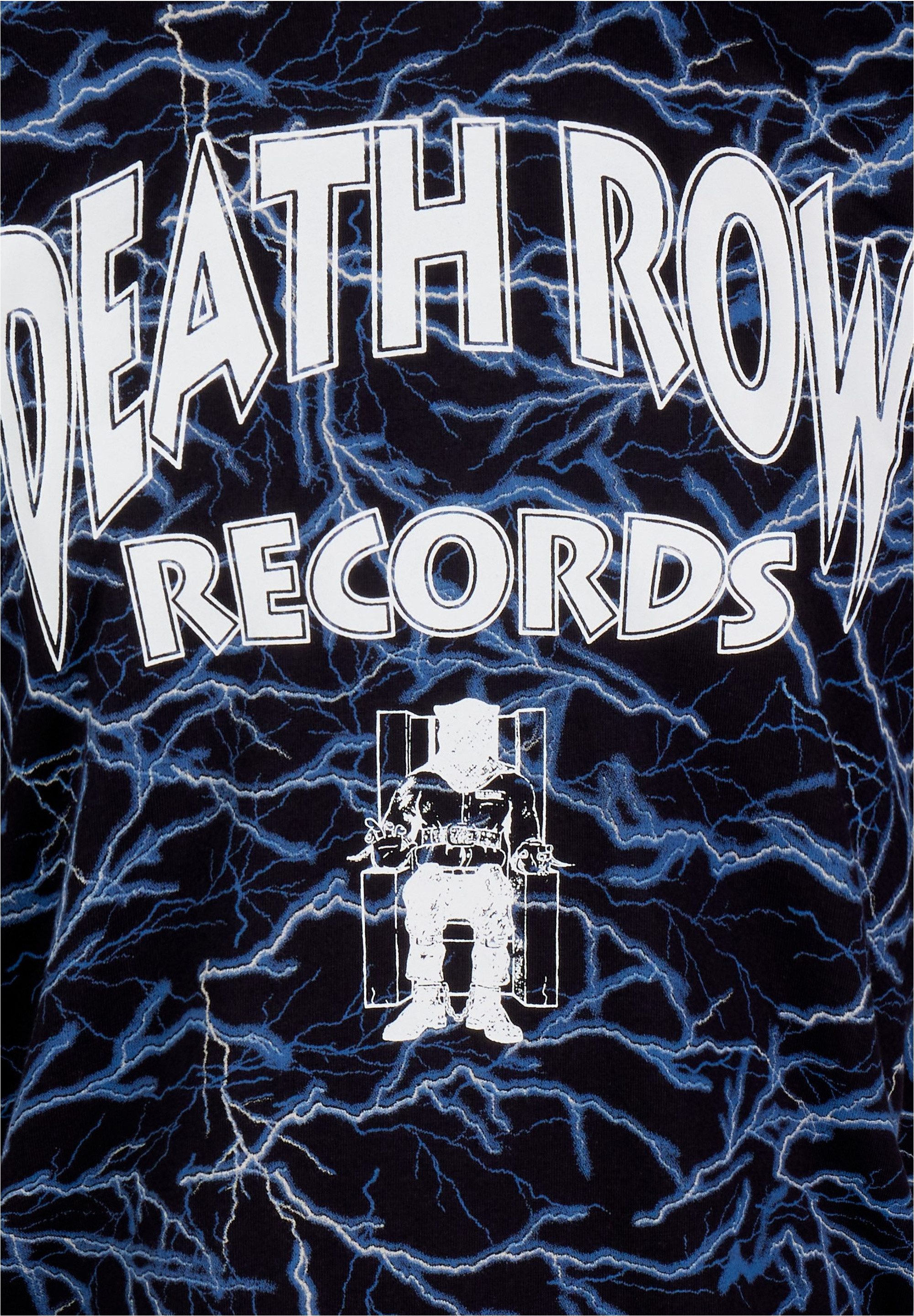 Recovered T-Shirt Death Row Lightening Chair 91 (1-tlg) mit coolem Death Row Records-Logoprint