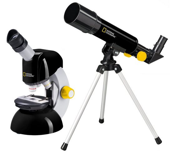 NATIONAL GEOGRAPHIC »Teleskop + Mikroskop Set« Kindermikroskop