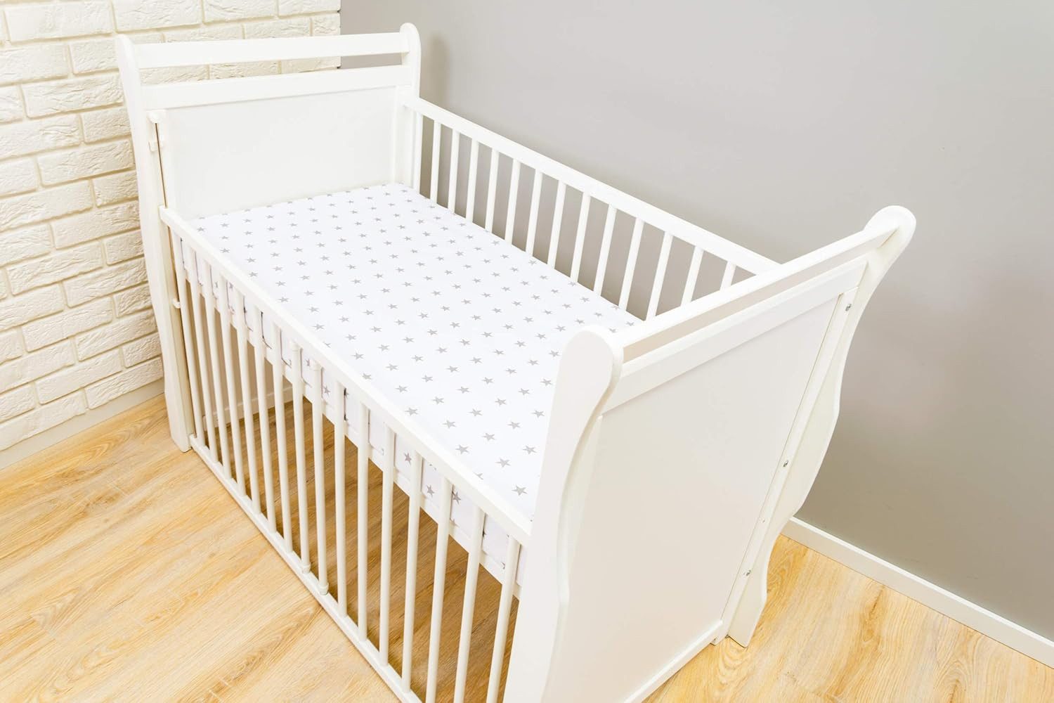 Amilian Spannbettlaken Spannbetttuch für Babybett Kinderbett Baby 100% Baum günstig online kaufen
