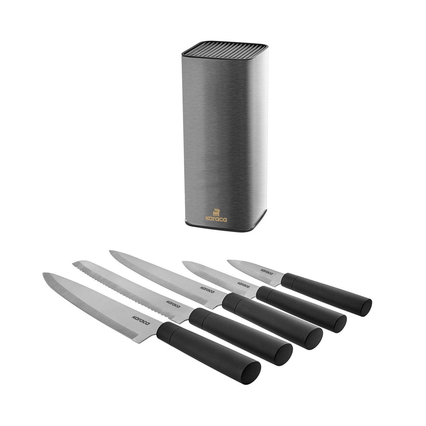 Karaca Messer-Set Grammy Teiliges Inox 6 Scharf Messerset Messerset