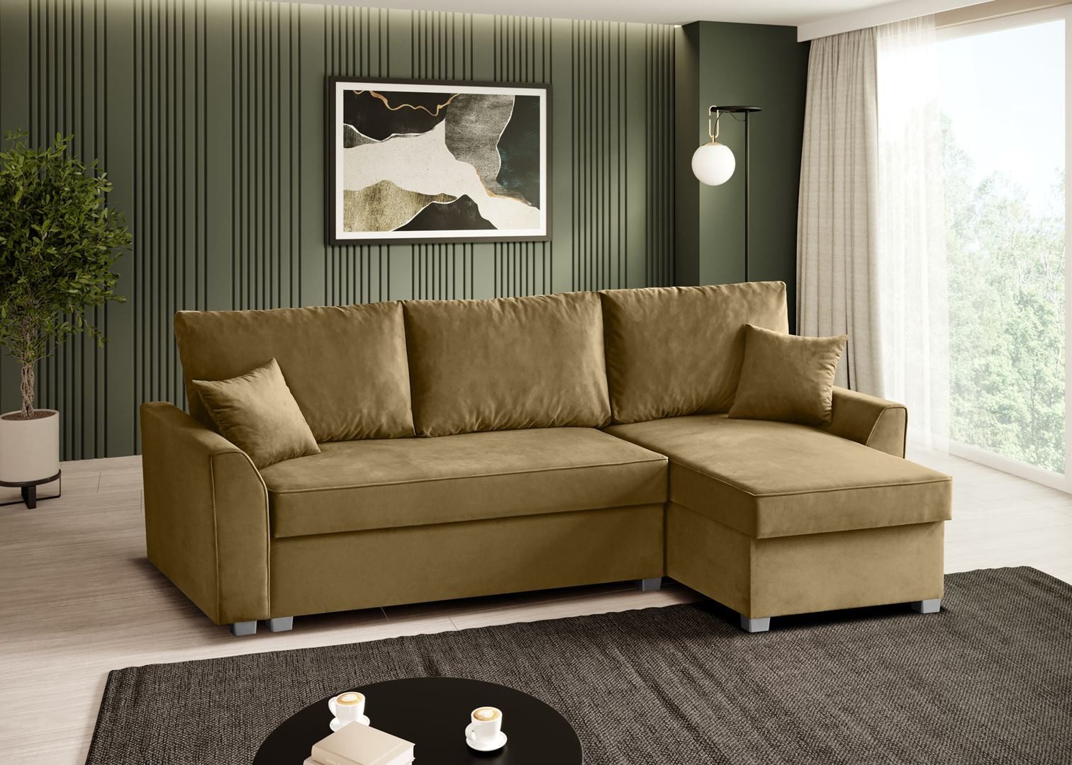 Beautysofa Ecksofa TERAMO, mit Schlaffunktion, mit günstig online kaufen