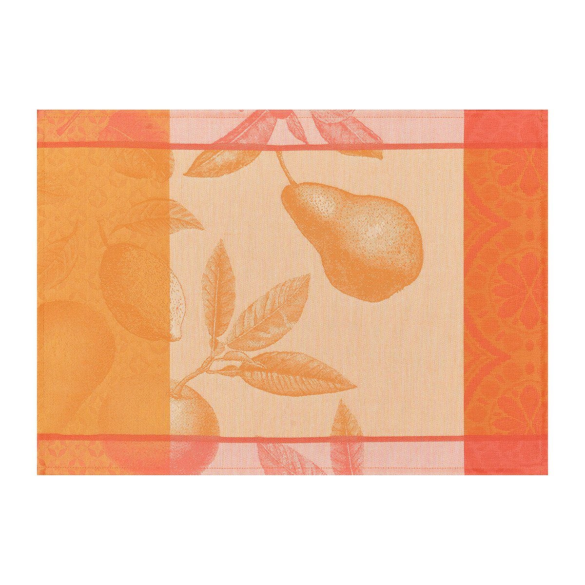 Le Jacquard Francais Platzset Beschichtete Tischsets (2x Set) Arriere-Pays Melon 36x50 cm, (Set, 2-St), beschichtet