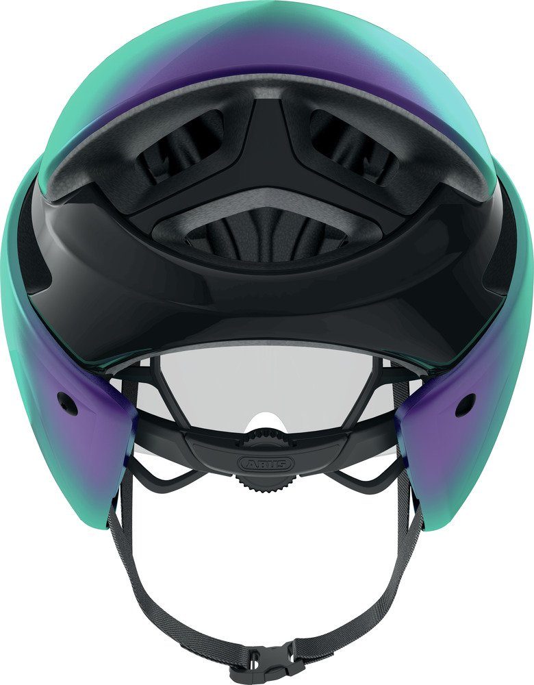 ABUS Rennradhelm GAMECHANGER Tri shiny black