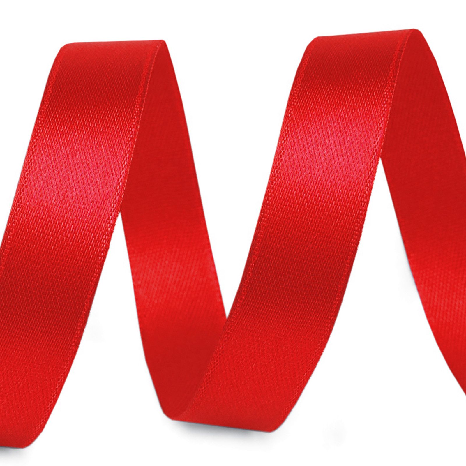 maDDma Geschenkband 5m Satinband 10mm breit Geschenkband Dekoband Schleifen Farbwahl, rot