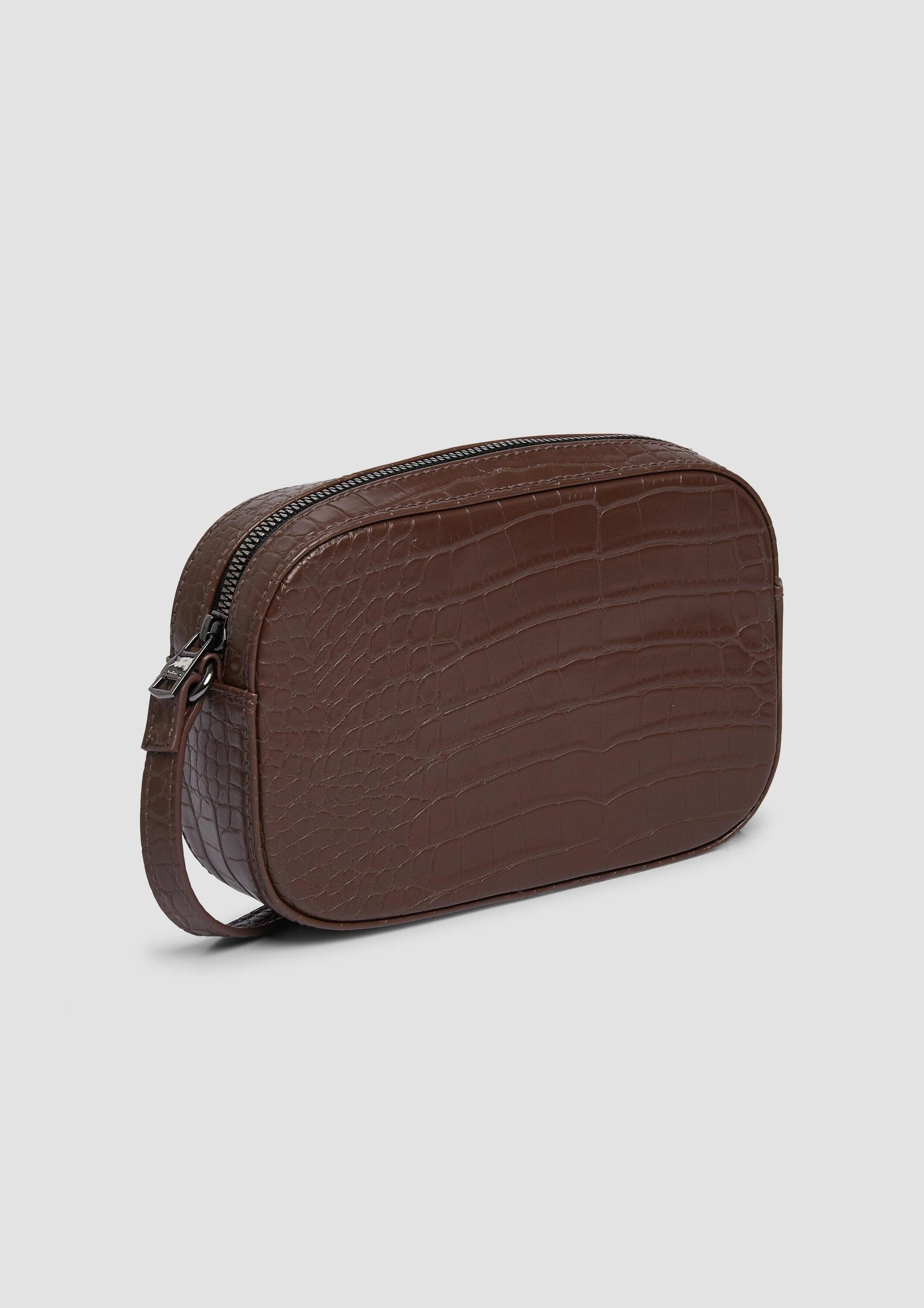 s.Oliver Umhängetasche Tasche, Camera-Bag in Kroko-Optik