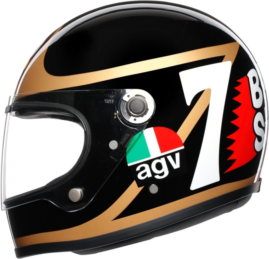 AGV Motorradhelm Legends X3000 Barry Sheene Helm, Wasserdicht