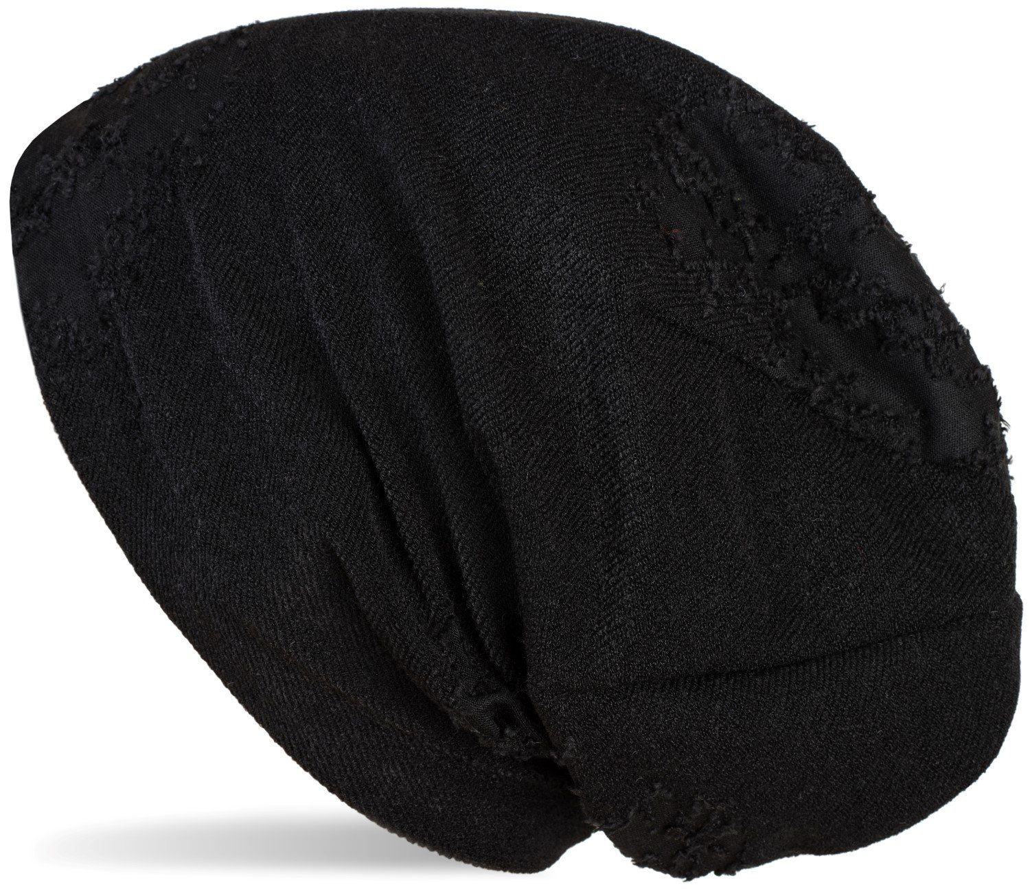 styleBREAKER Beanie Beanie Mütze Destroyed Look (1-St)