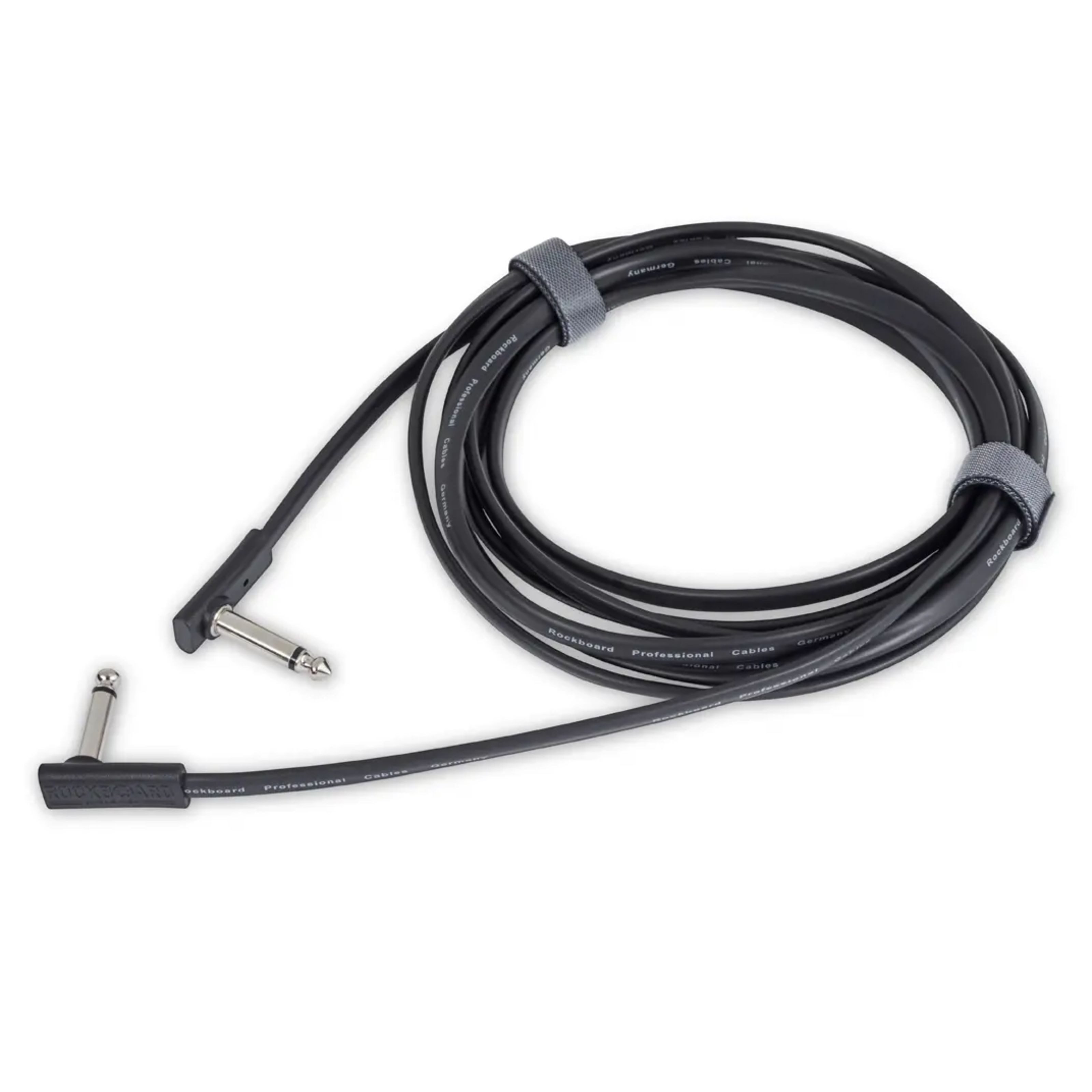 Rockboard Instrumentenkabel, Flat Instrument Cable Angled/Angled 3 m - Gitarrenkabel