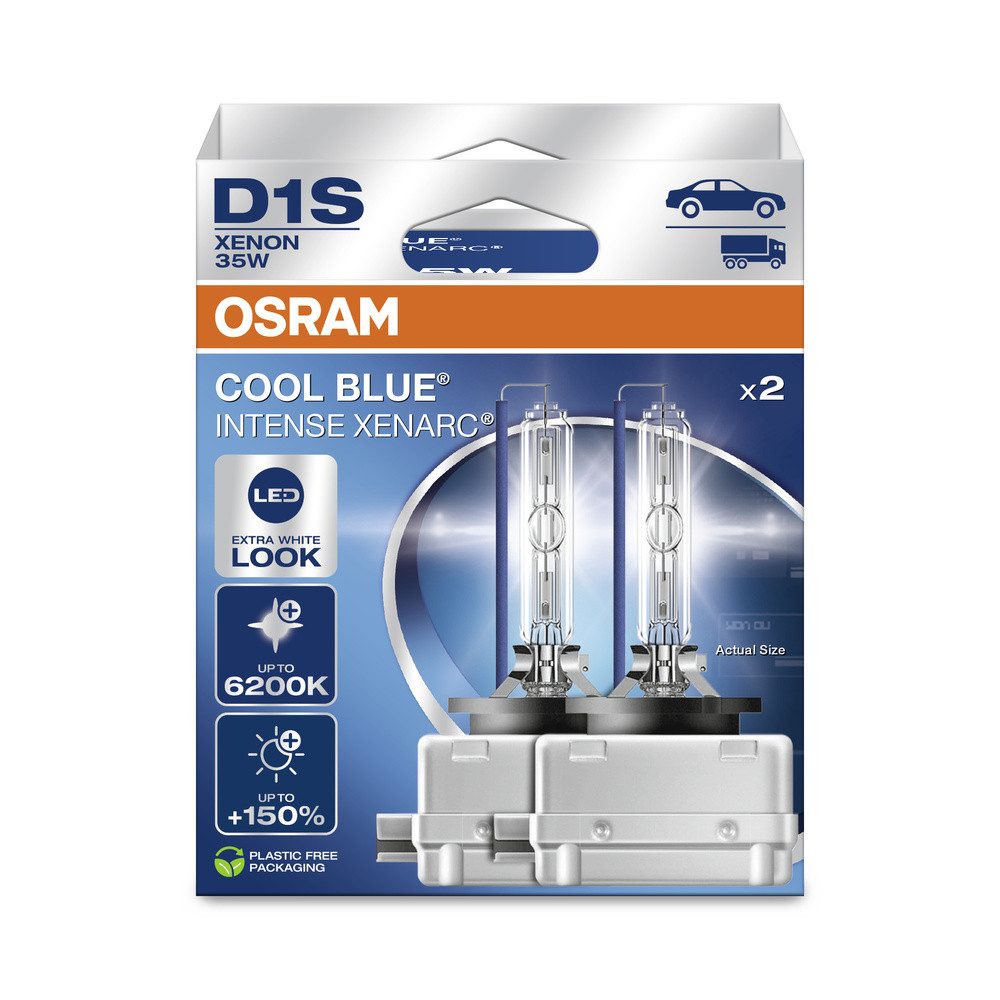 Osram KFZ-Ersatzleuchte Osram Automotive 4062172397643 Xenon Leuchtmittel Xenarc Cool Blue D1S