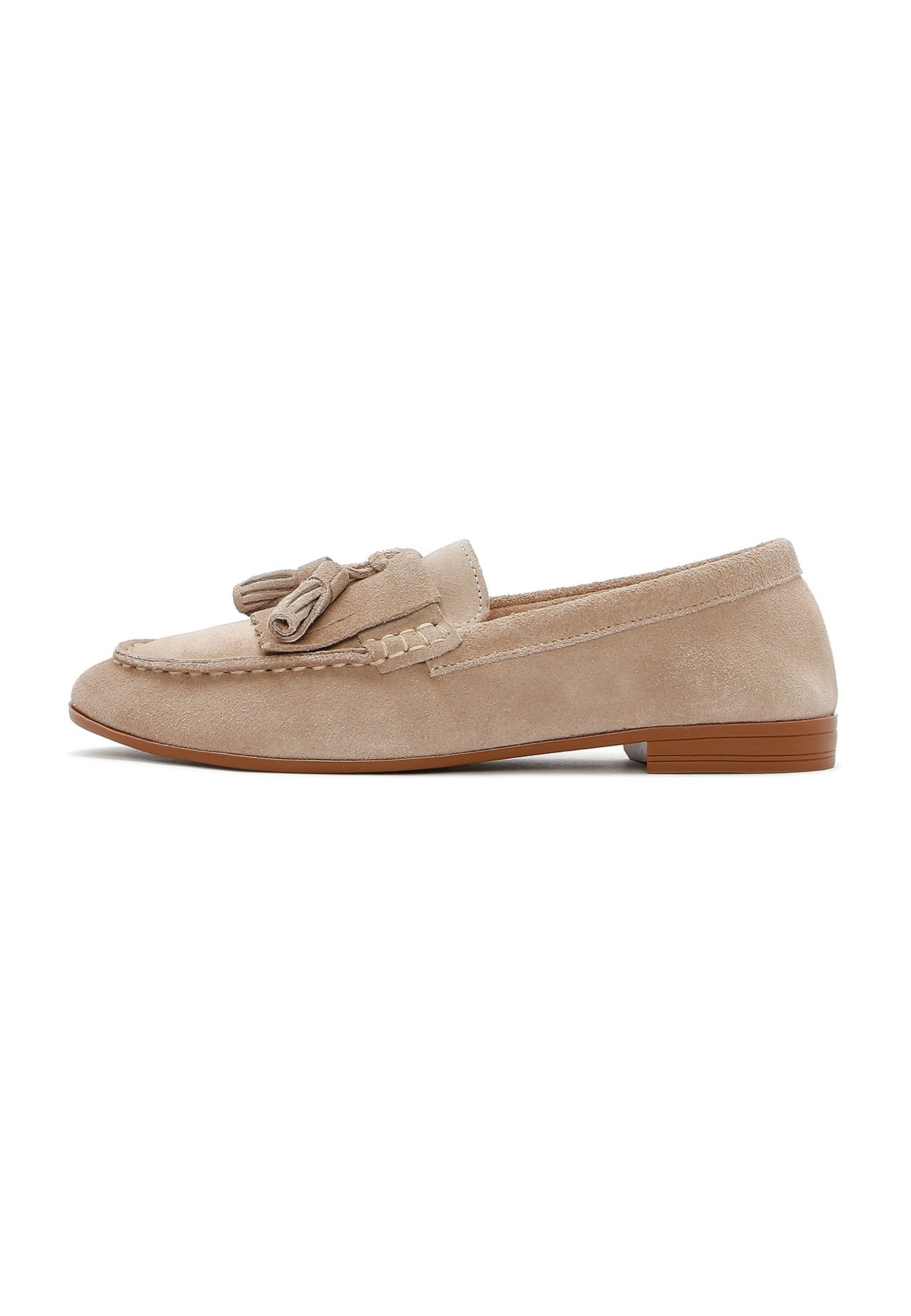 Derimod Maskuline Loafer aus Veloursleder Loafer
