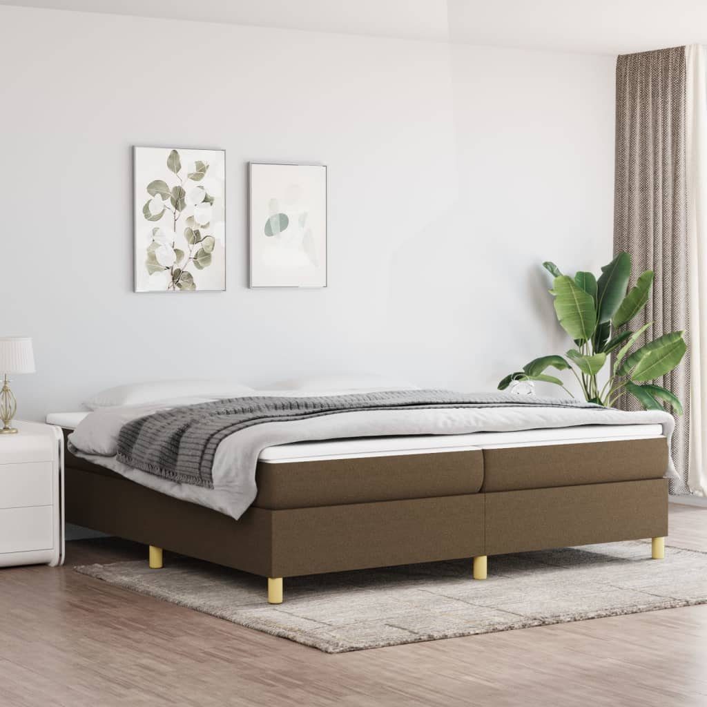 furnicato Bett Bettgestell ohne Matratze Dunkelbraun günstig online kaufen