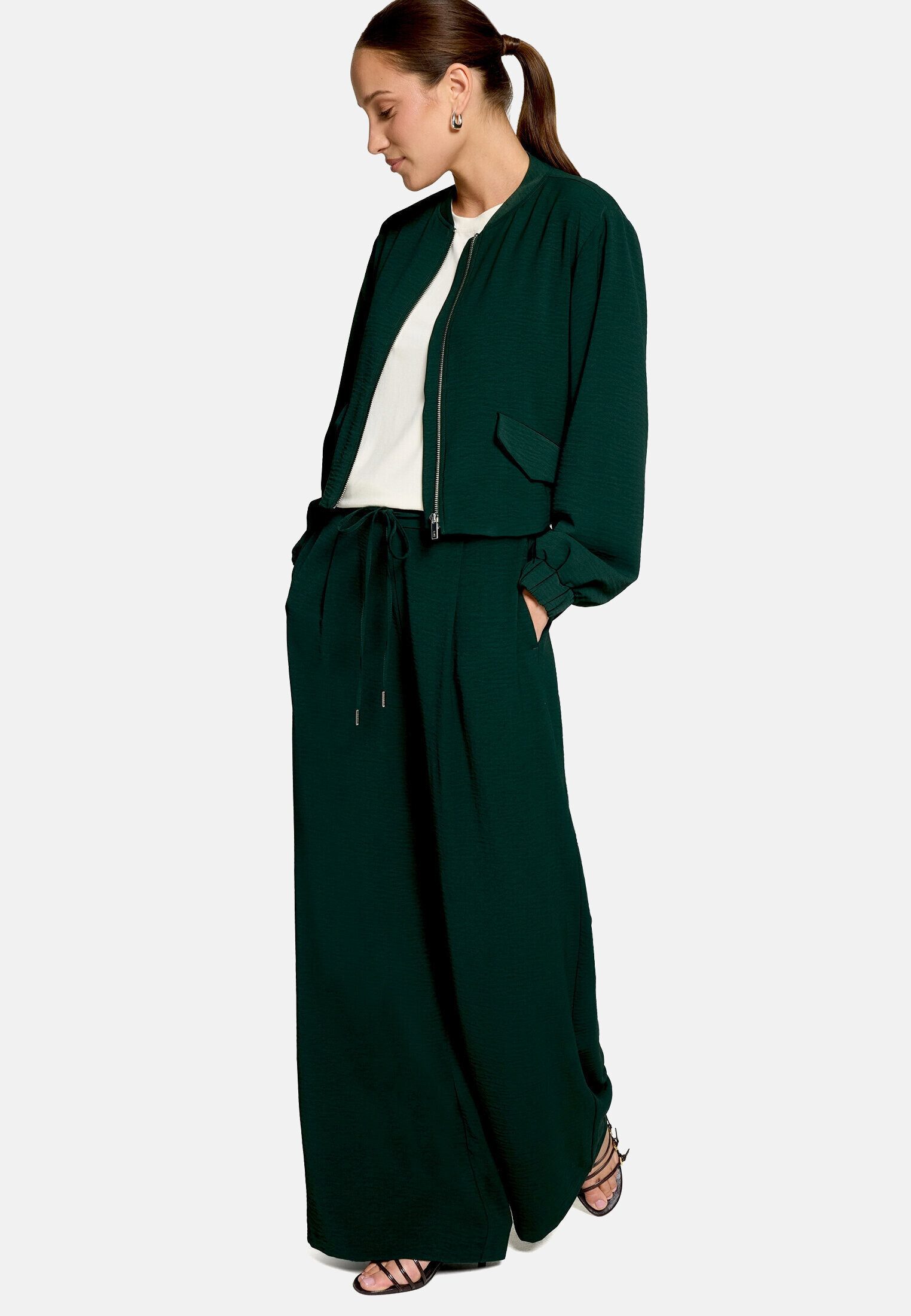 Zero Jackenblazer Damen langarm Material.