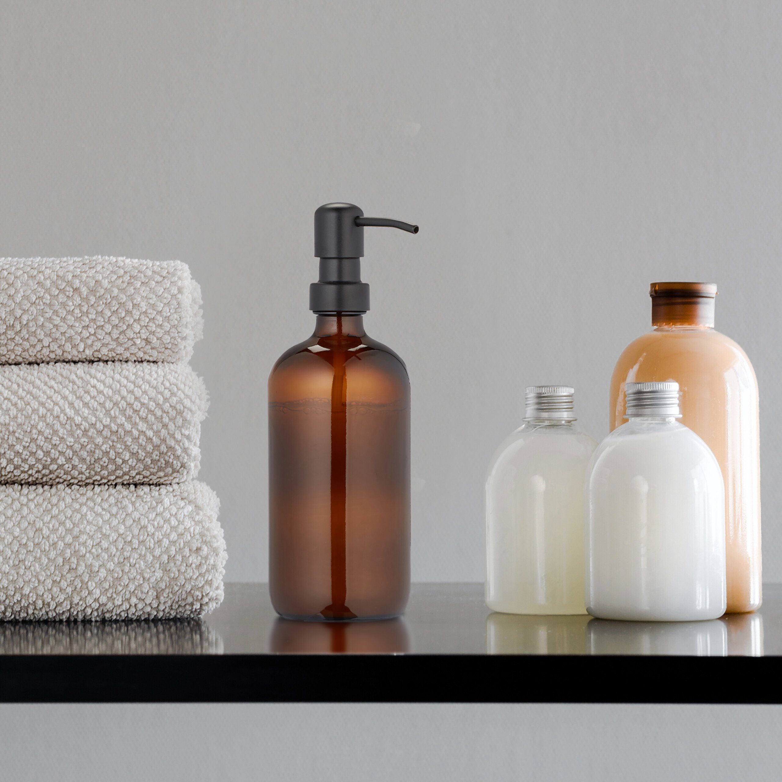 relaxdays Seifenspender Glas Seifenspender 2er Set günstig online kaufen