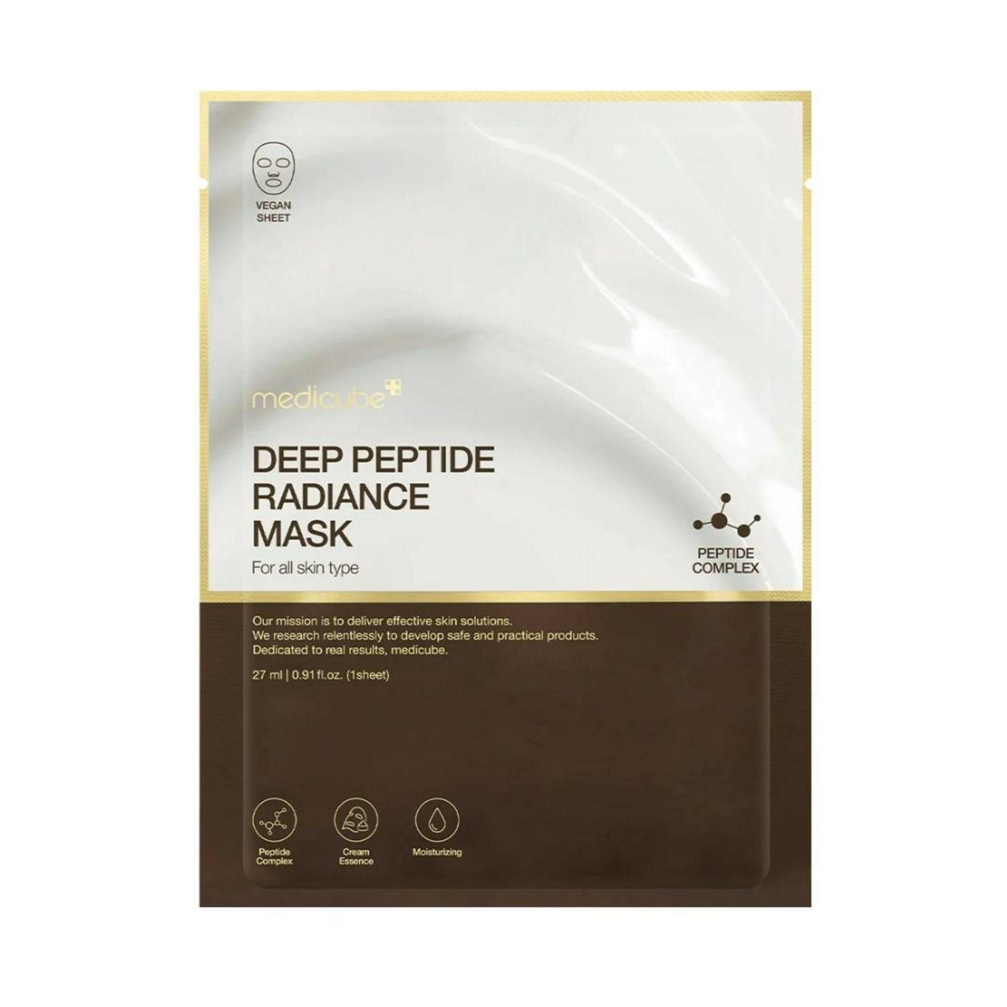 Medicube Tuchmaske Medicube Deep Peptide Radiance Mask
