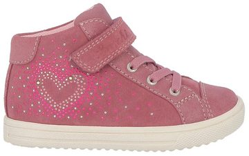 Lurchi Blinkschuh Shalisa Sneaker mit glitzernden Steinchen, Freizeitschuh, Halbschuh, Schnürschuh