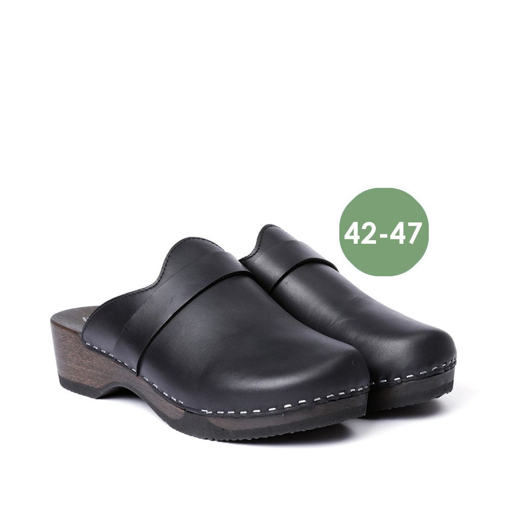 TAMINO Softnappa schwarz (dunkel) Clog