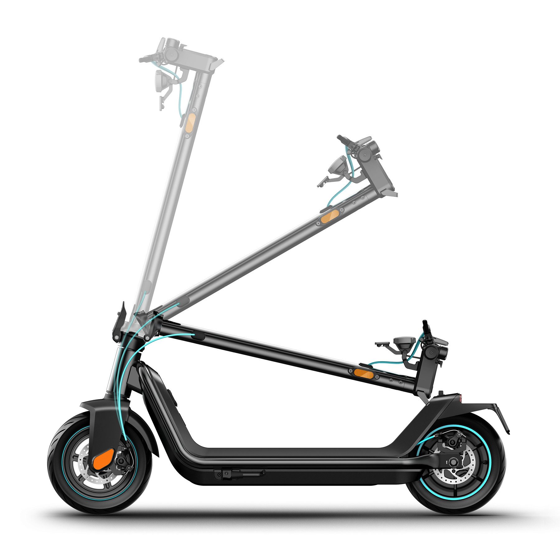 Odys E-Scooter ALPHA X5 PRO, 20 km/h, Luftreifen